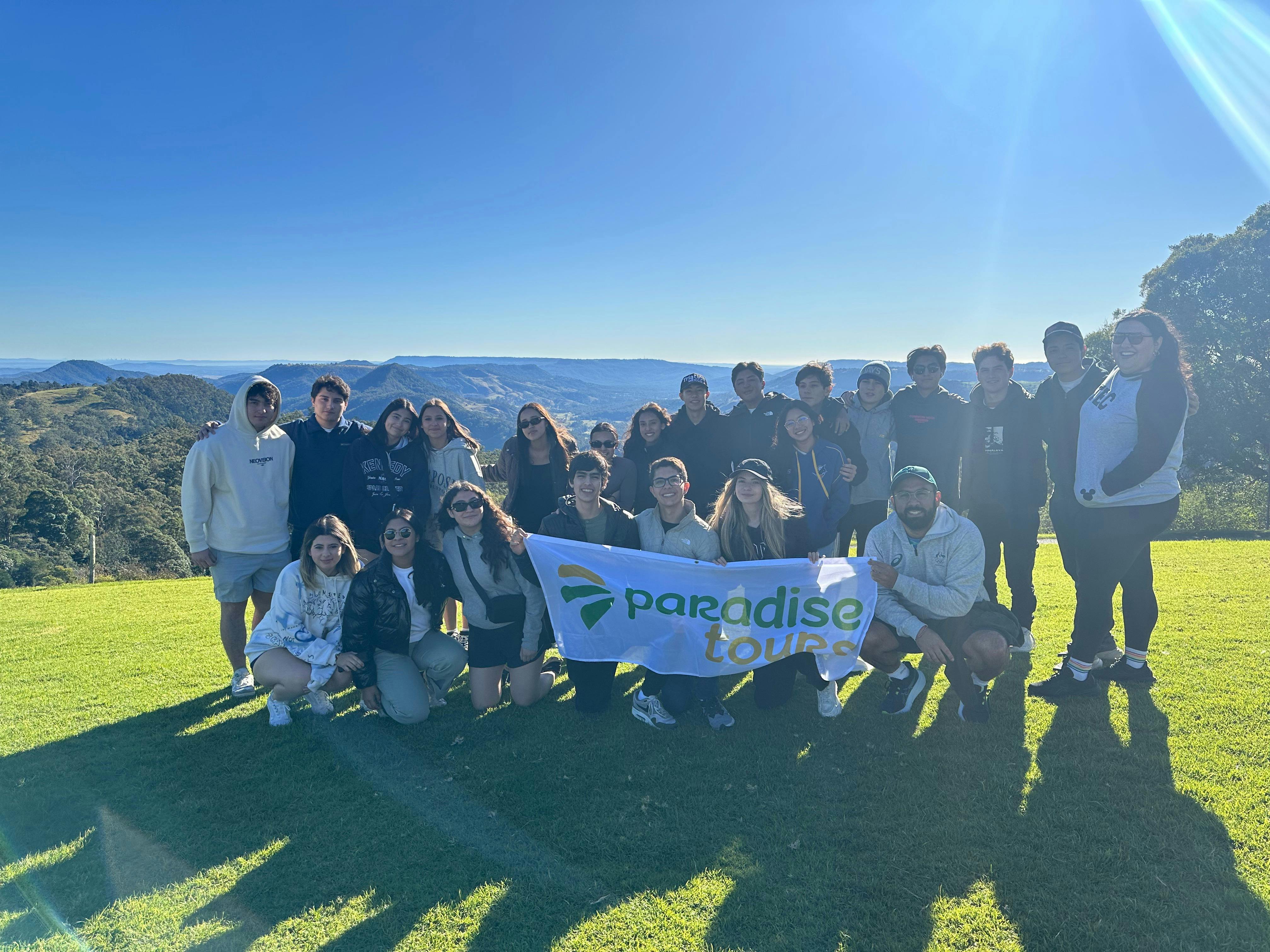 Paradise Tours group at Kamarun lookout