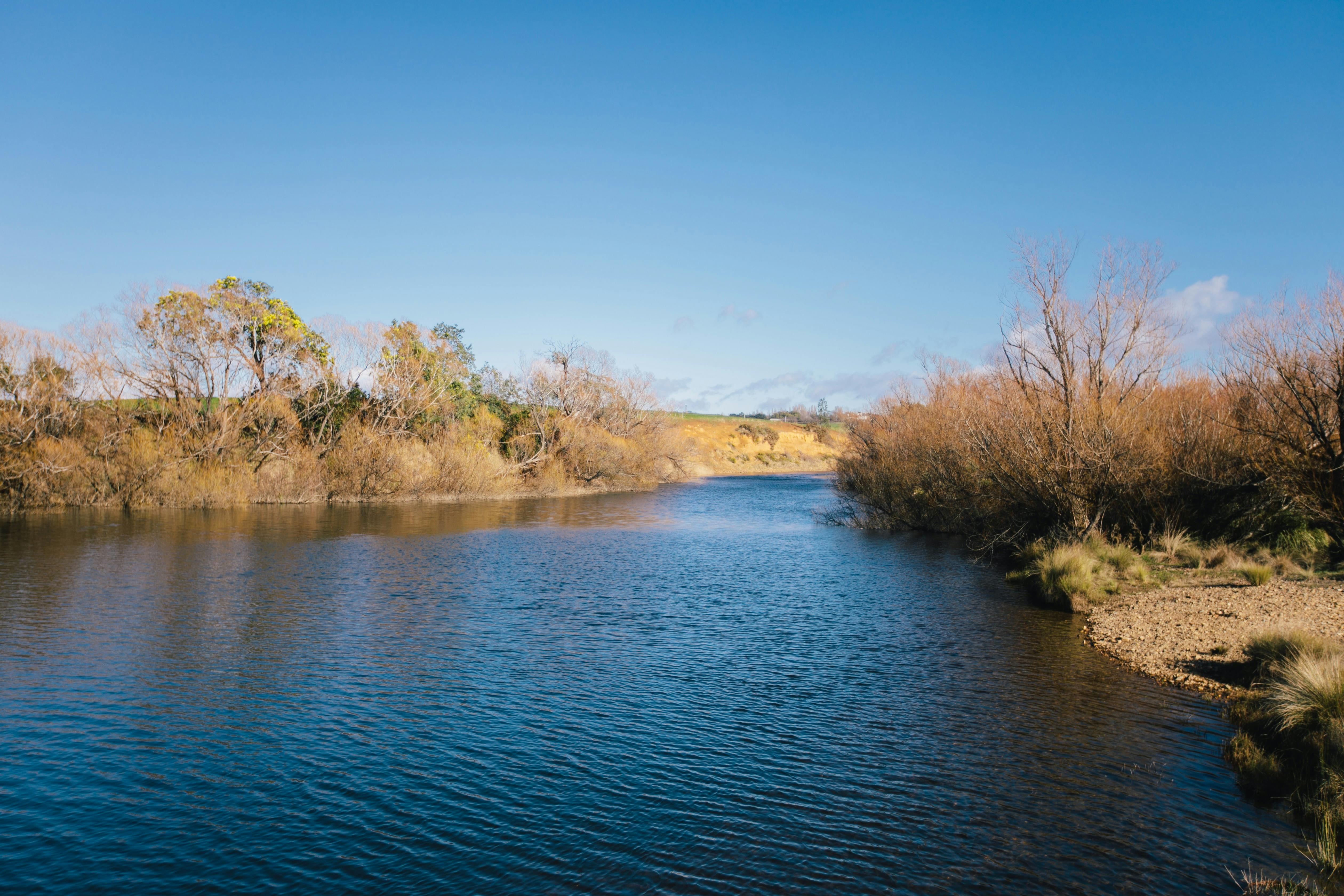 South Esk River abuts property boundary