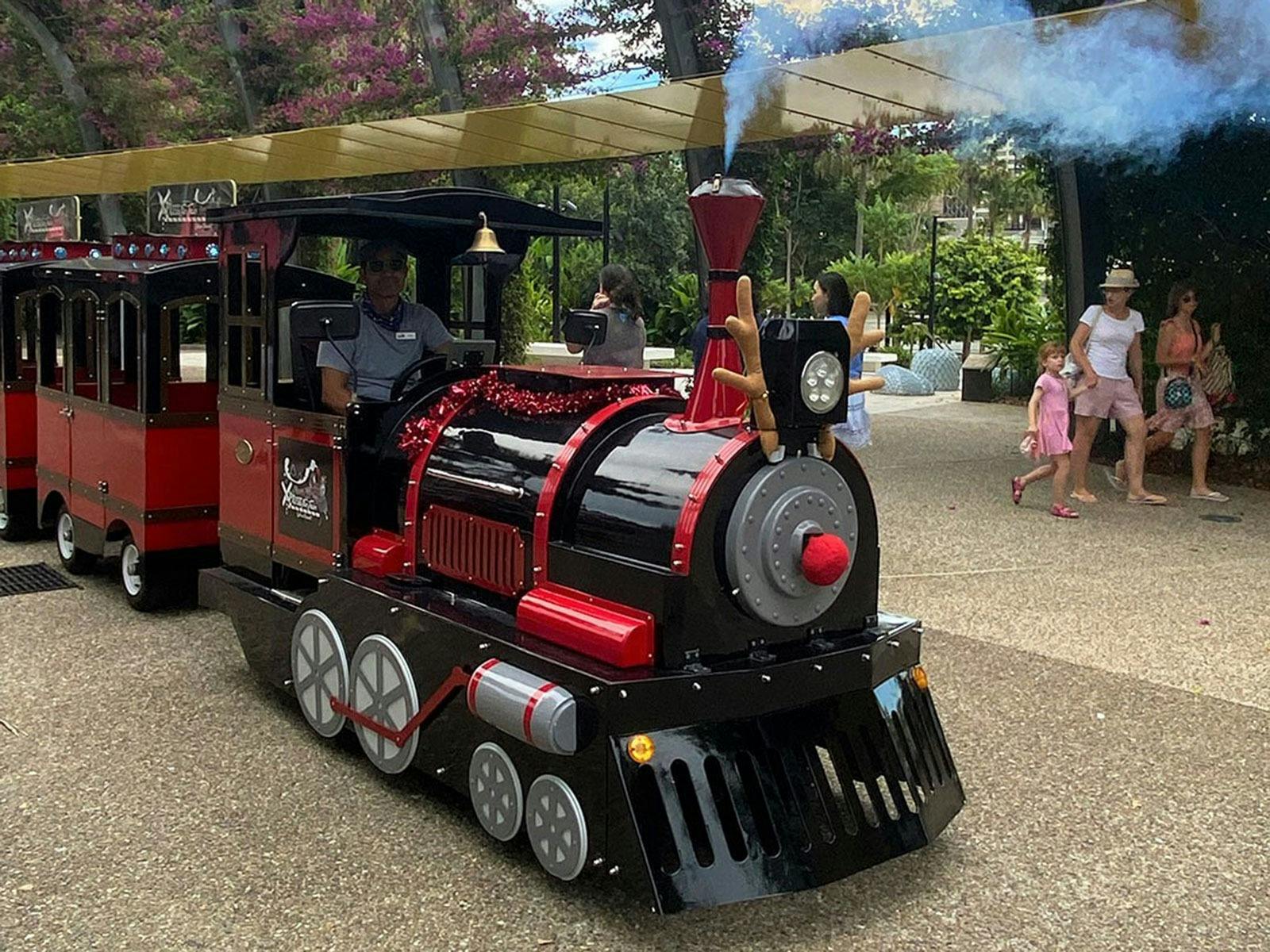 The Xpress Fun Train at South Bank