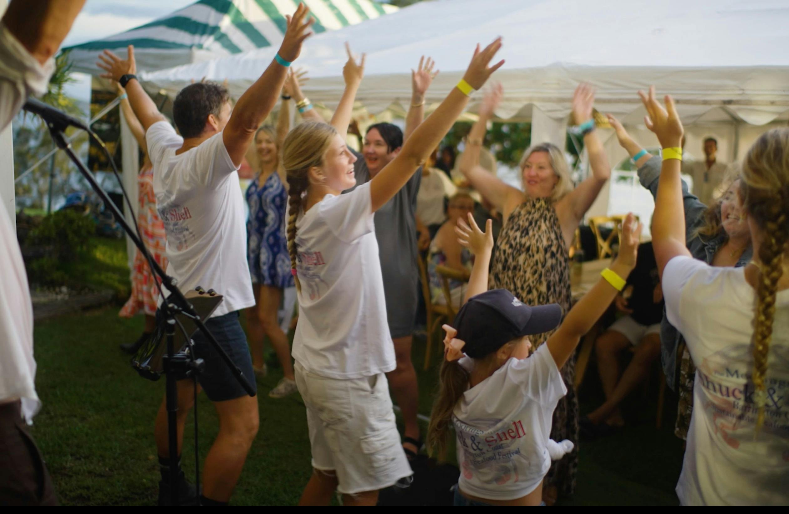 musical performance at Shuck and shell 2025 by Ilan Kidron
