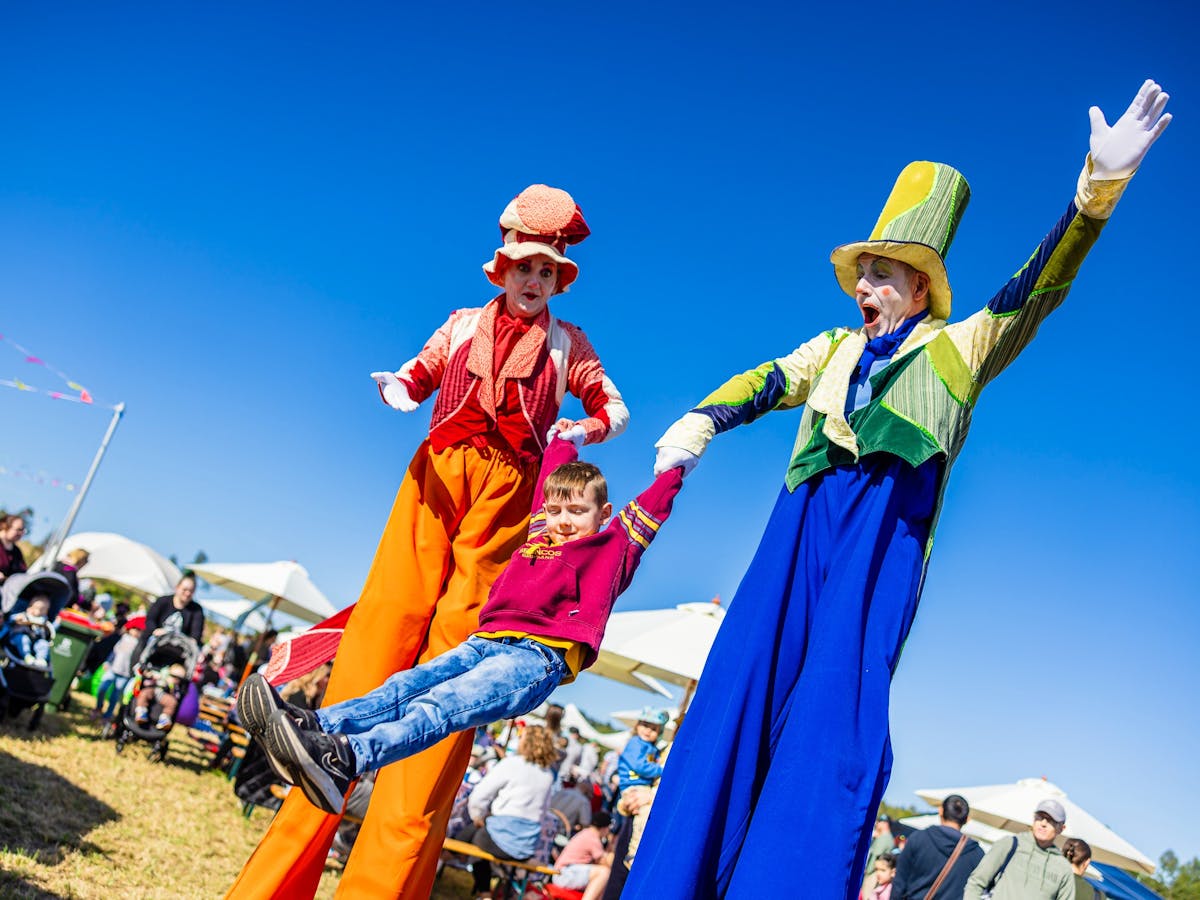Stilt walkers