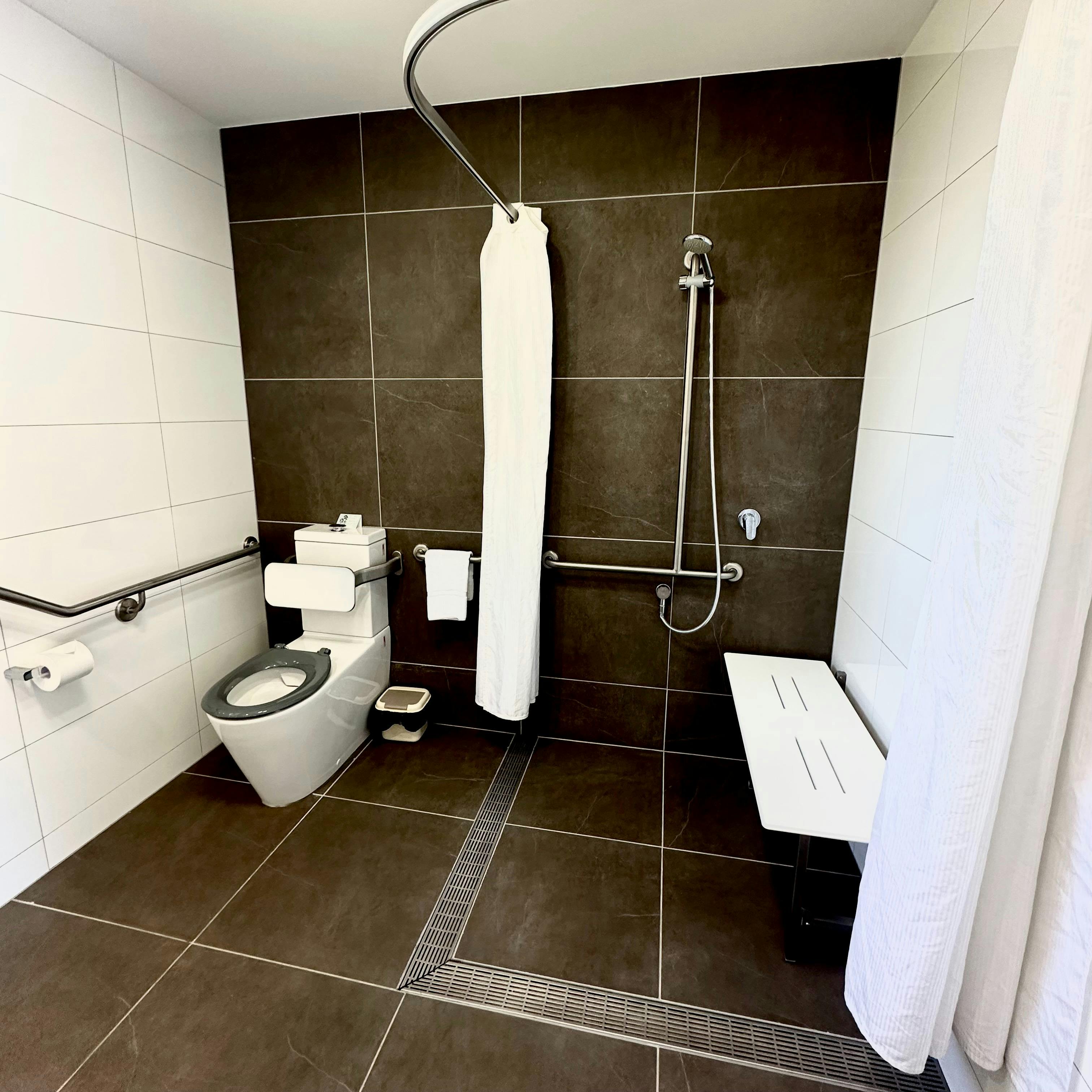 bathrooom of accessible room
