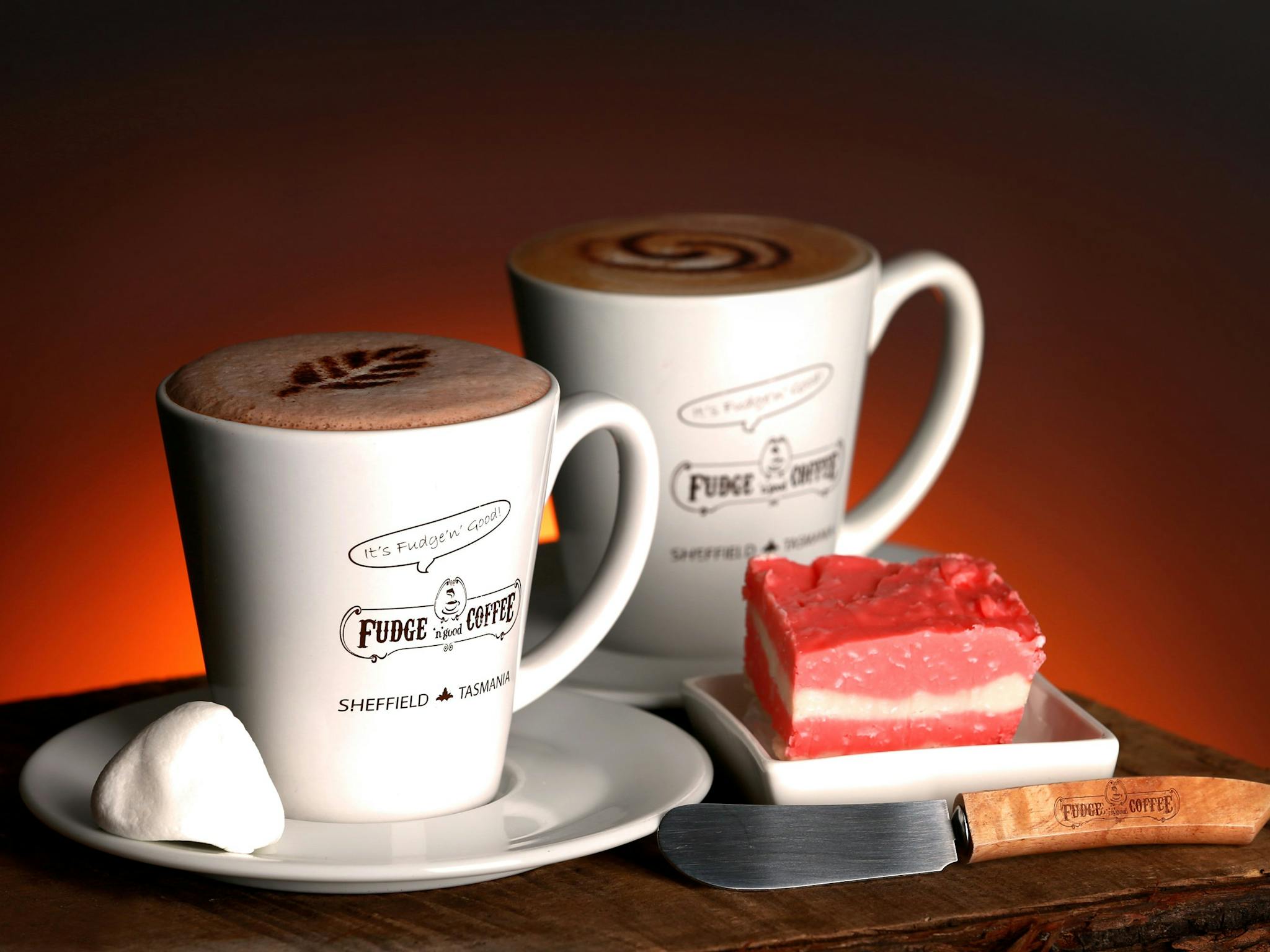 enjoy a fudge'n'good combo