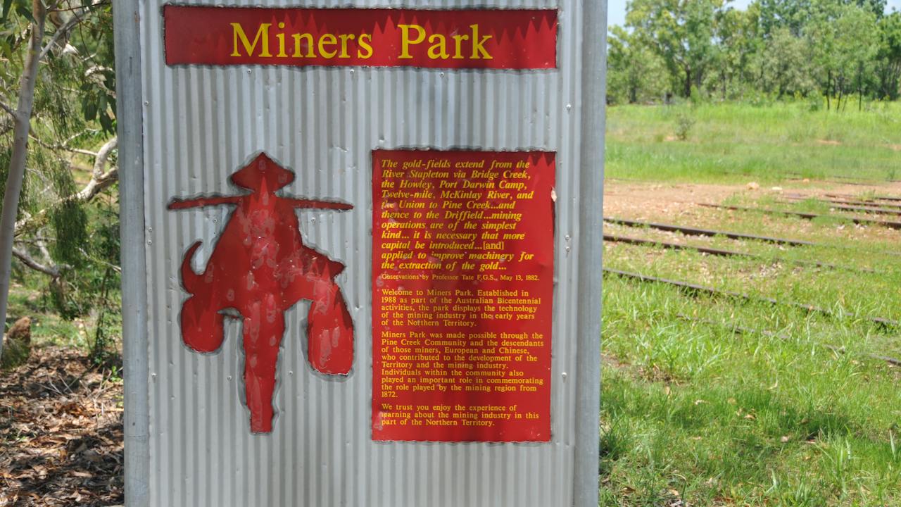 Identification signage at the site.