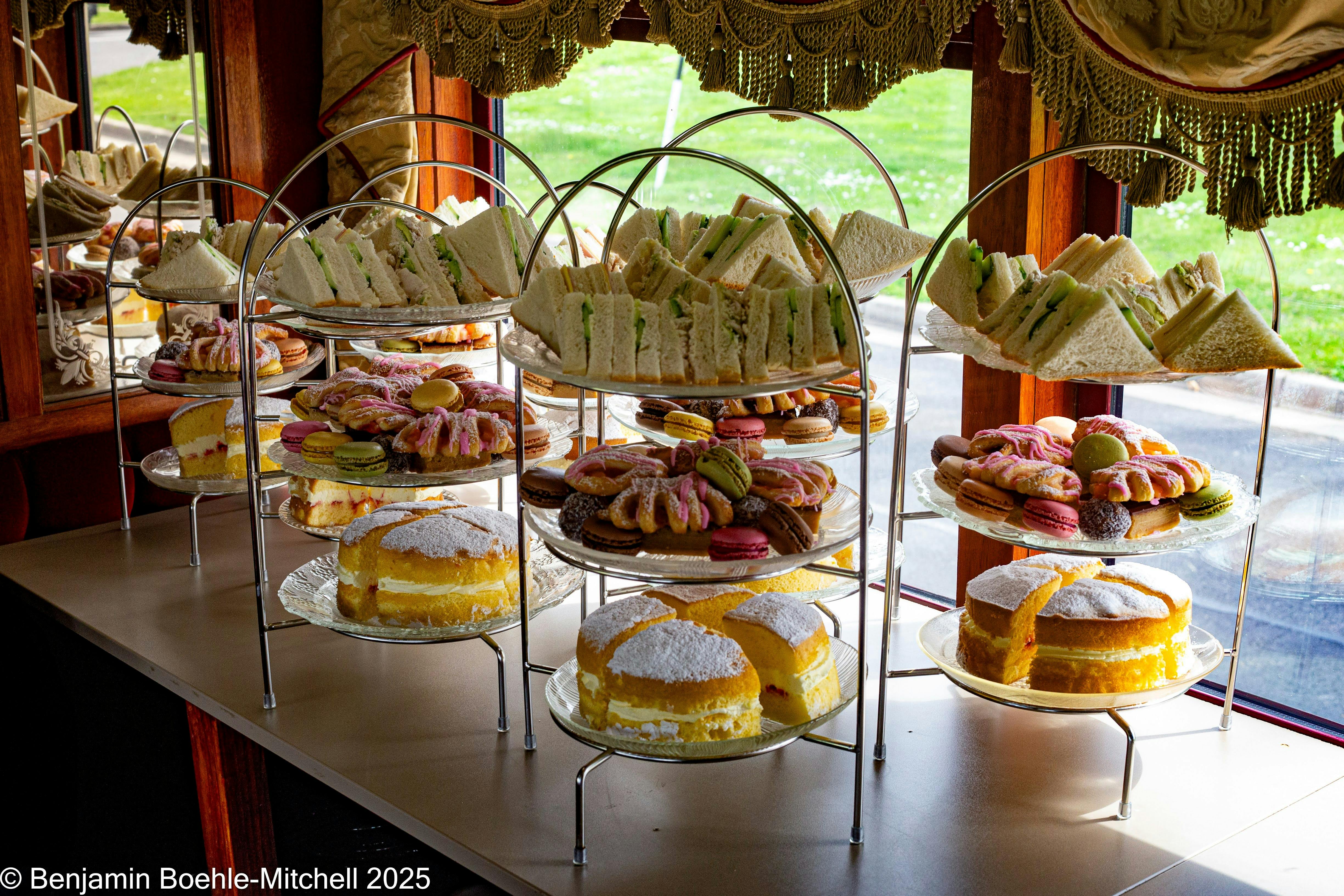 High tea towers