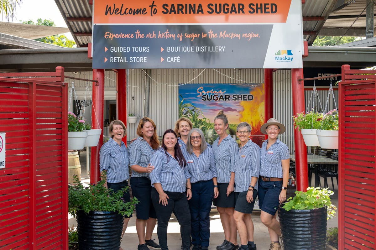 Café and Retail Store at Sarina Sugar Shed Daily Guided Tours Coffee and Burgers Mackay Queensland