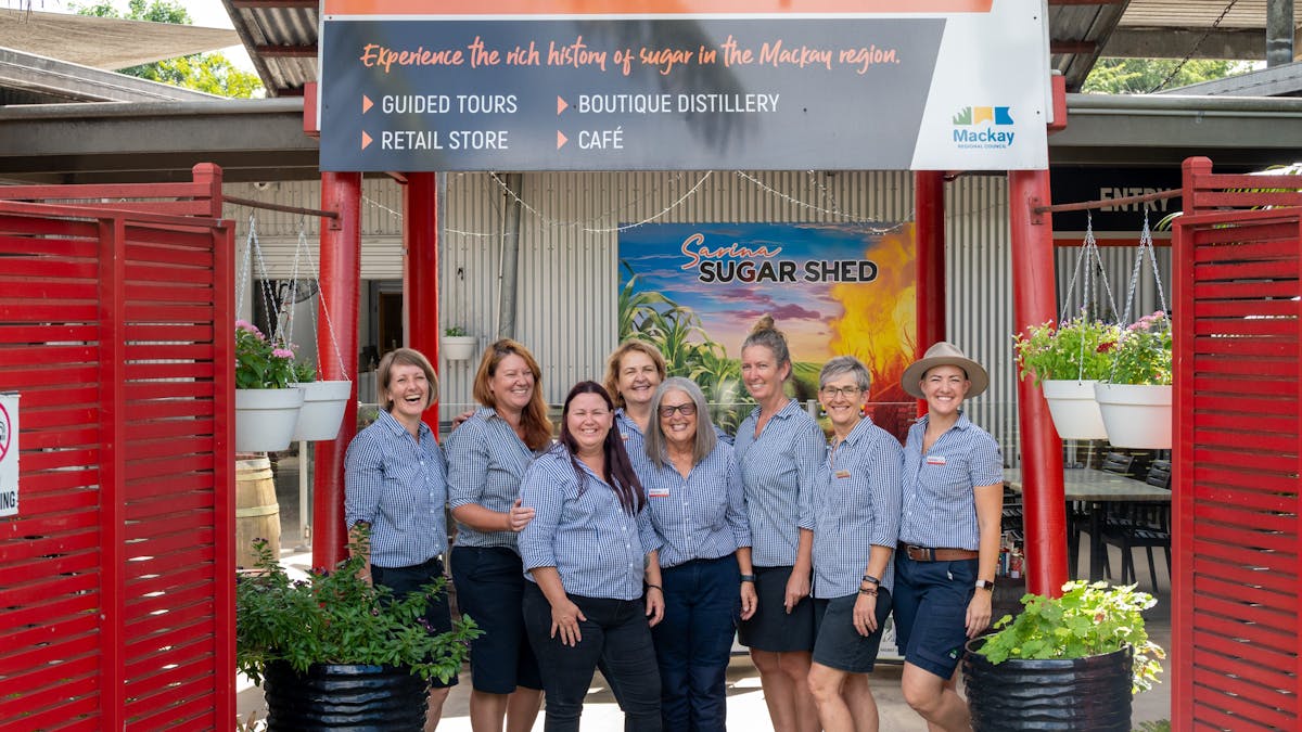 Café and Retail Store at Sarina Sugar Shed Daily Guided Tours Coffee and Burgers Mackay Queensland