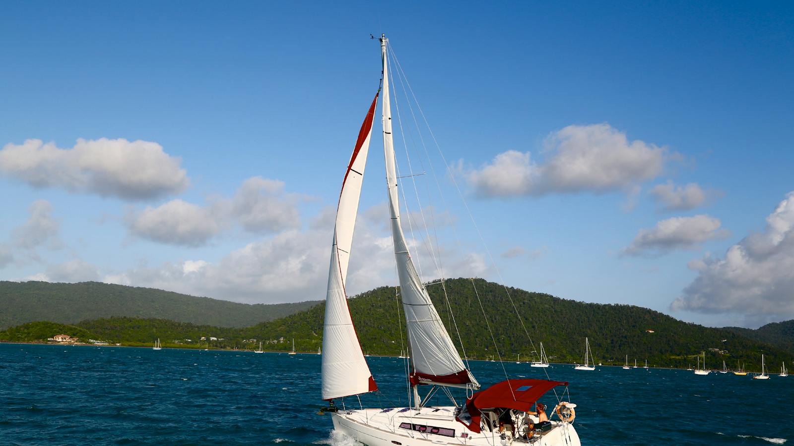 'Little One' under sail