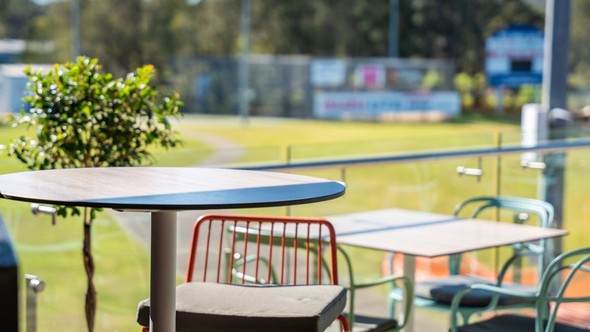 Outside seating area