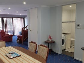 Dining, laundry & lounge room