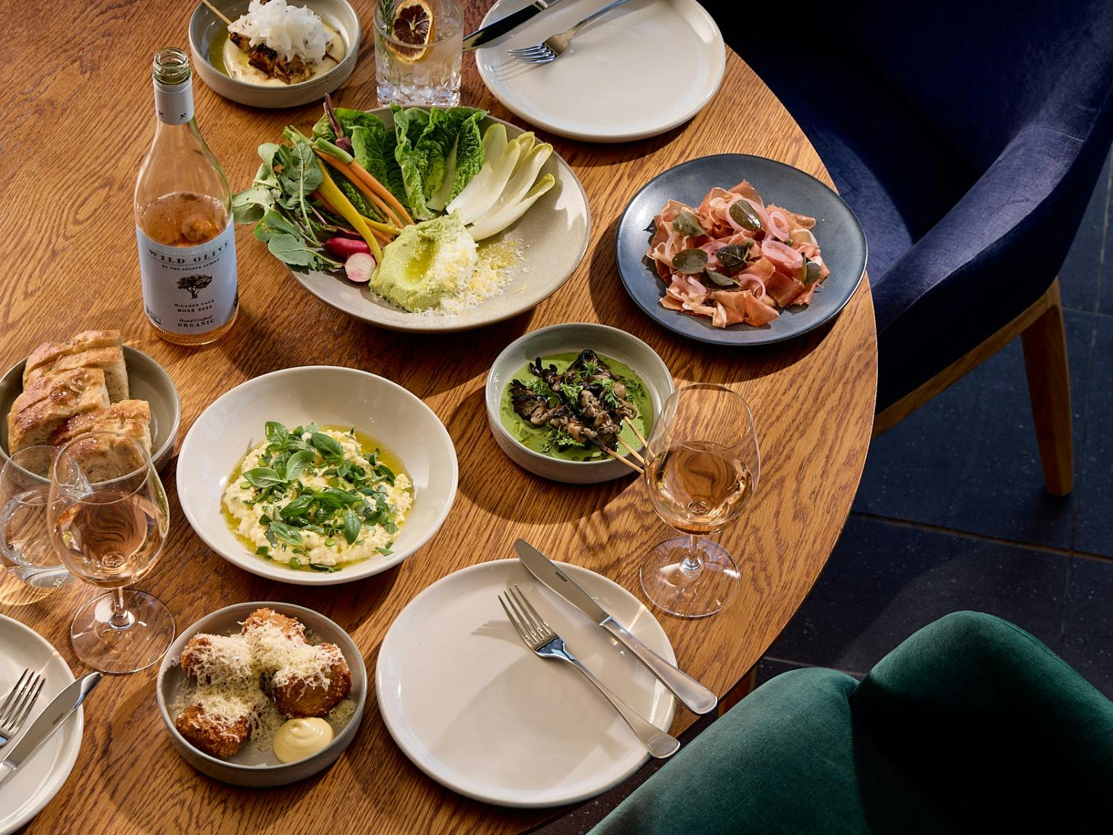 Plates of Food at Angove's Restaurant