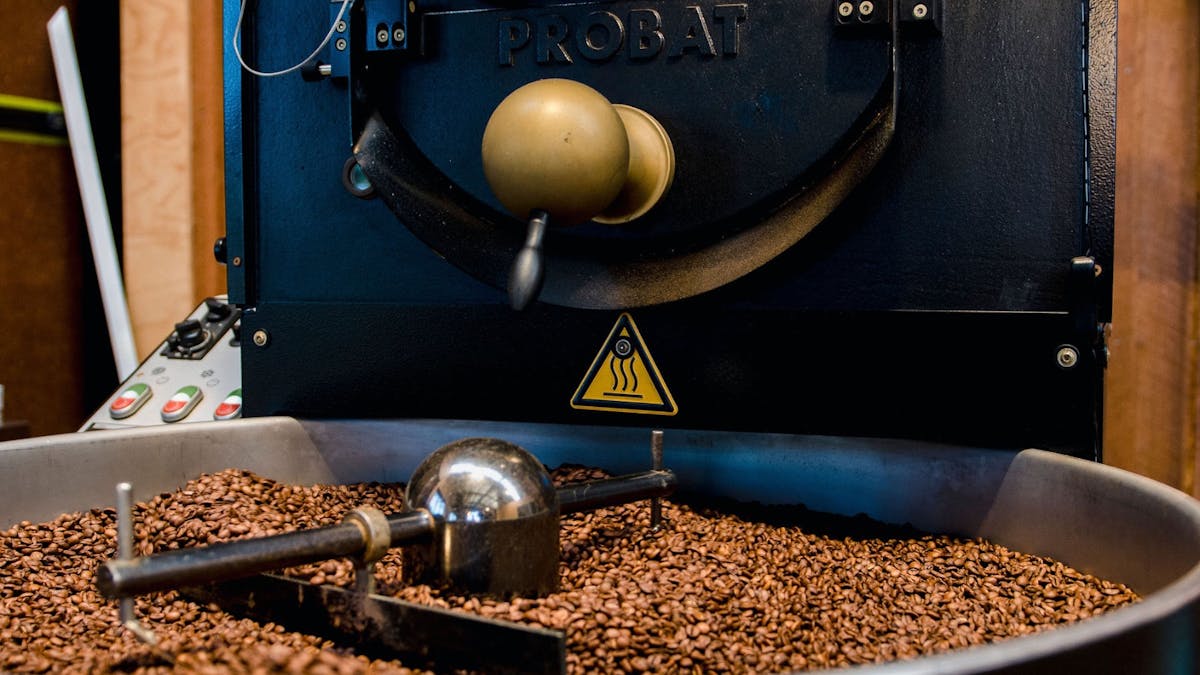 In-house coffee roaster