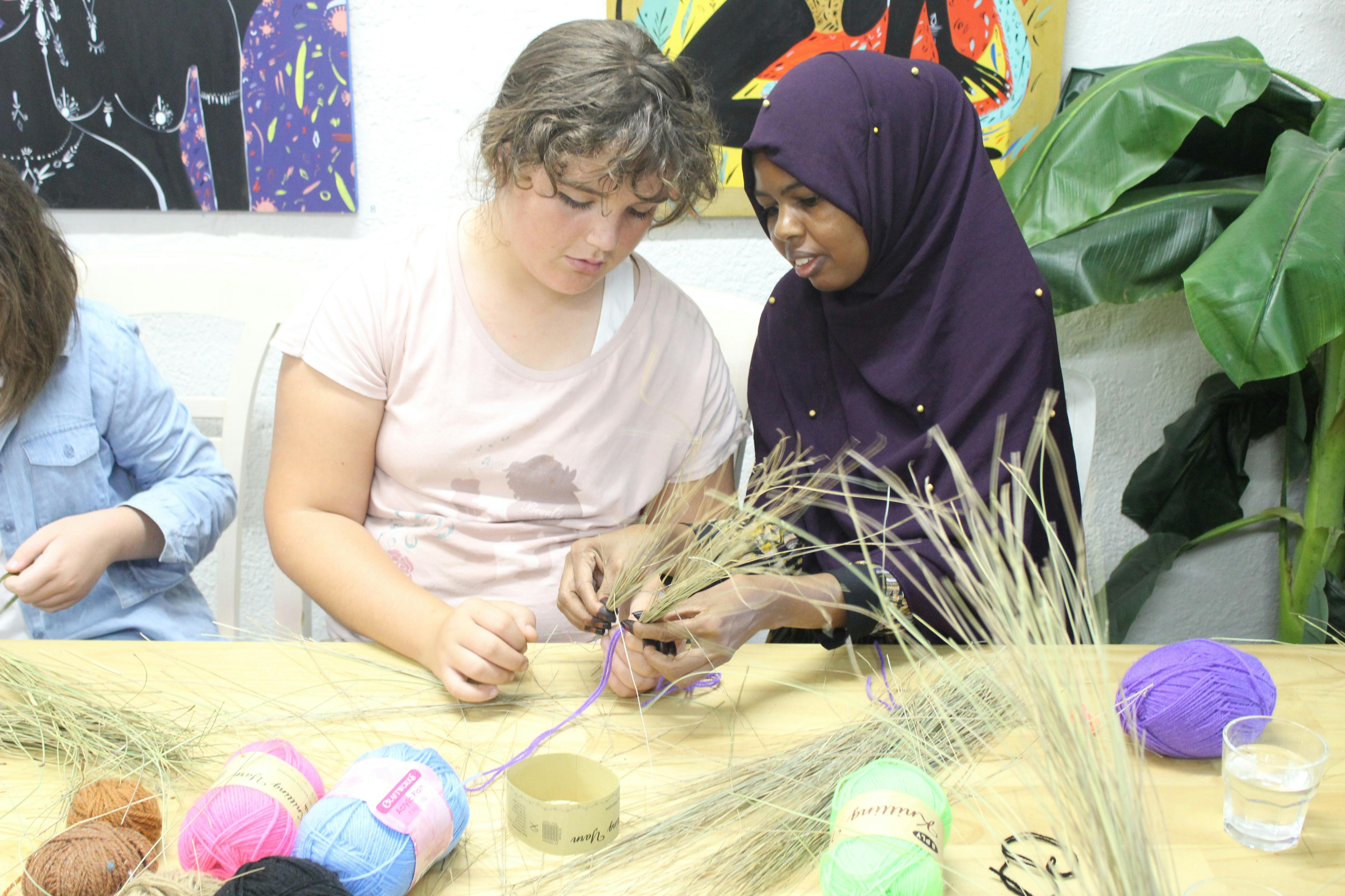 Space2b Somali Basket weaving workshops