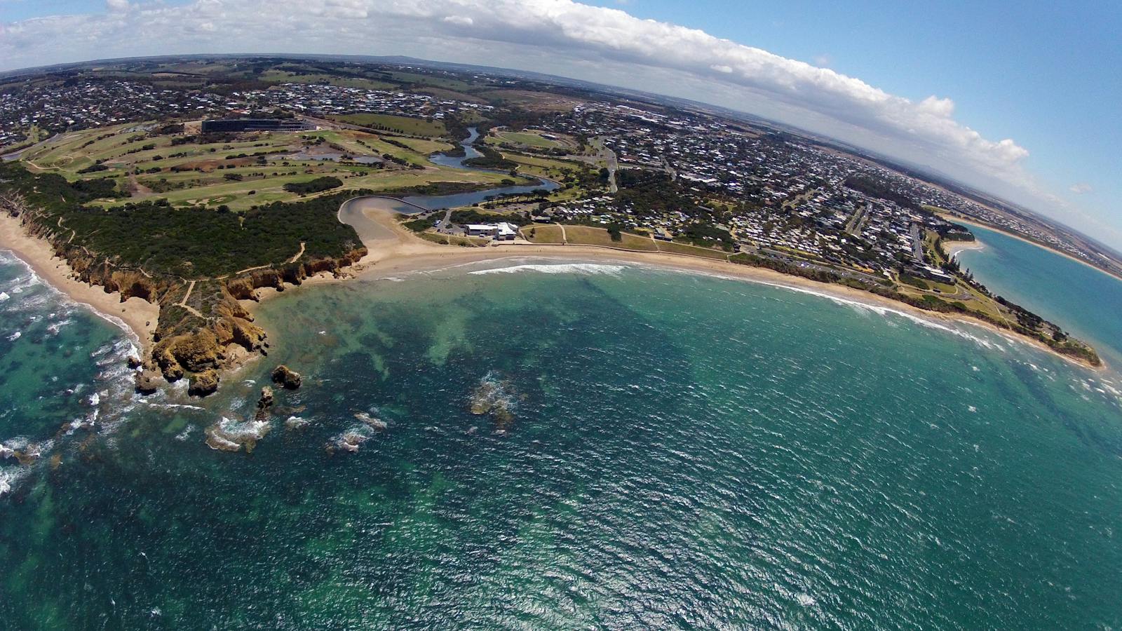 Torquay from the air with Tiger Moth World
