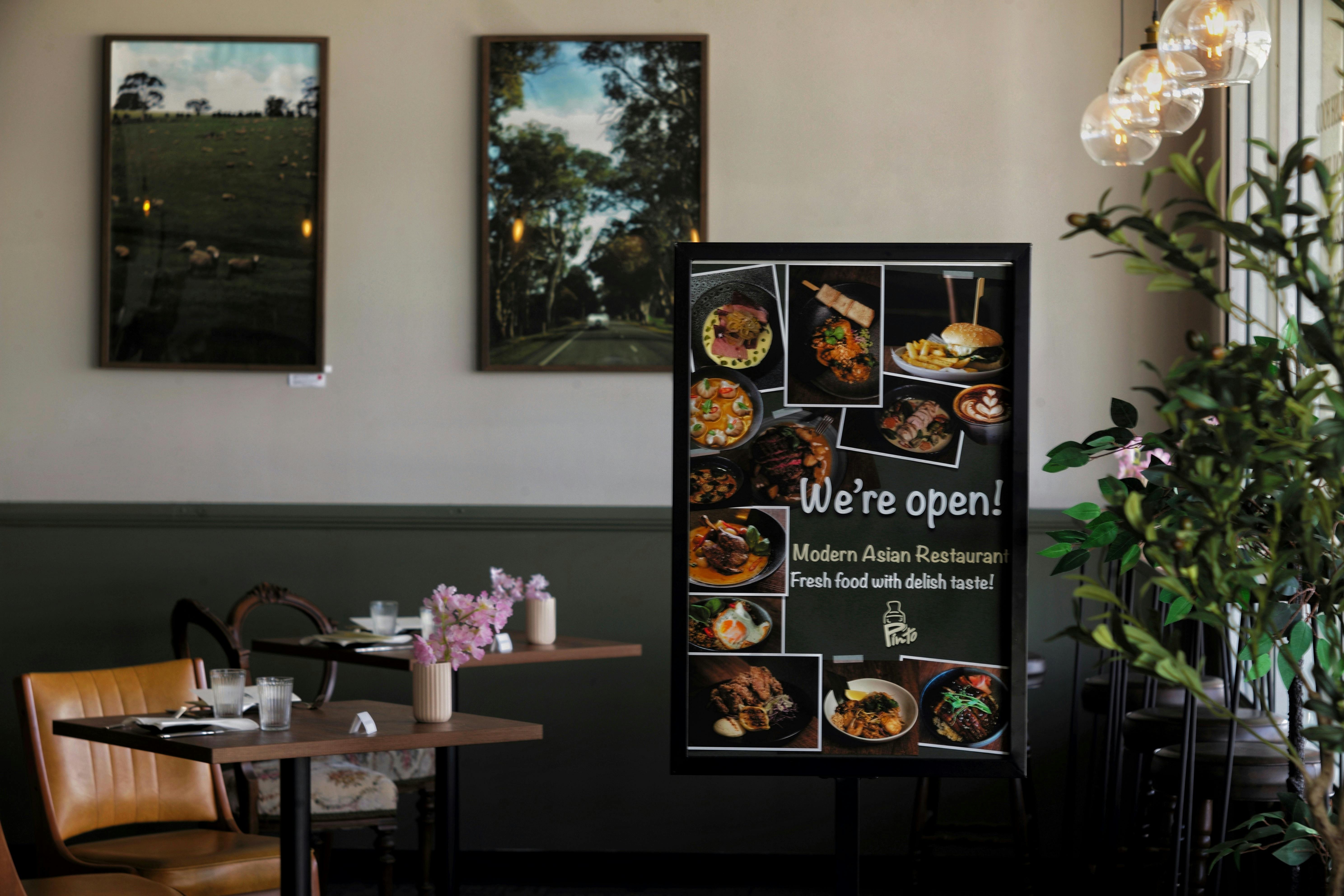Welcome signage