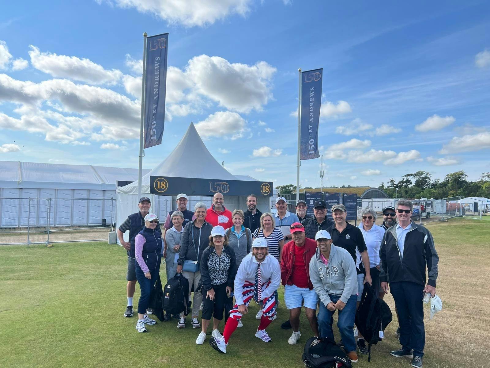Great Golf Escapes group attend the 150th Open at St  Andrews