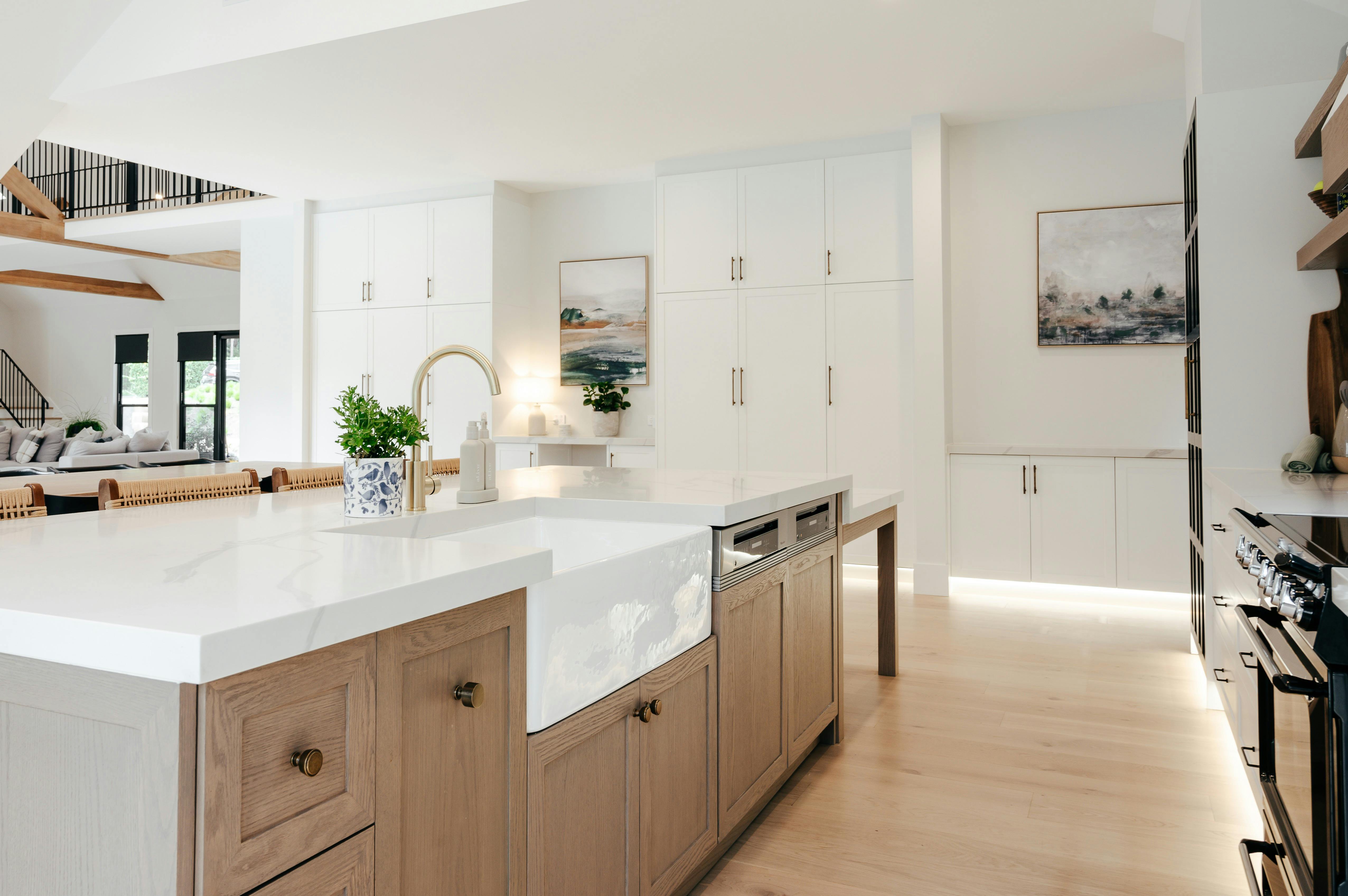 Kitchen and Dining area Berry Luxury Barn House