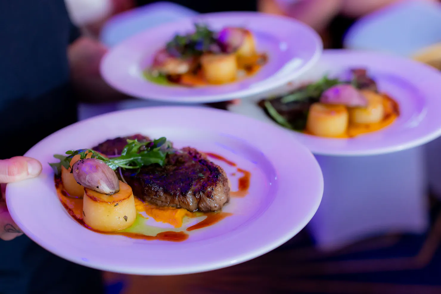 Image of the dinner at the Ball