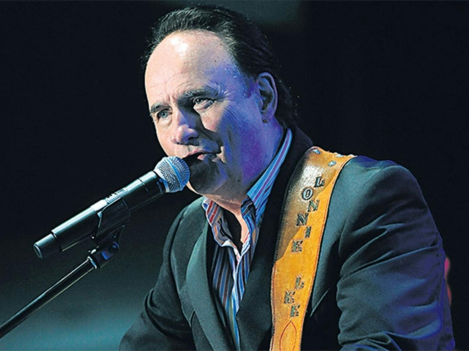 a man singing