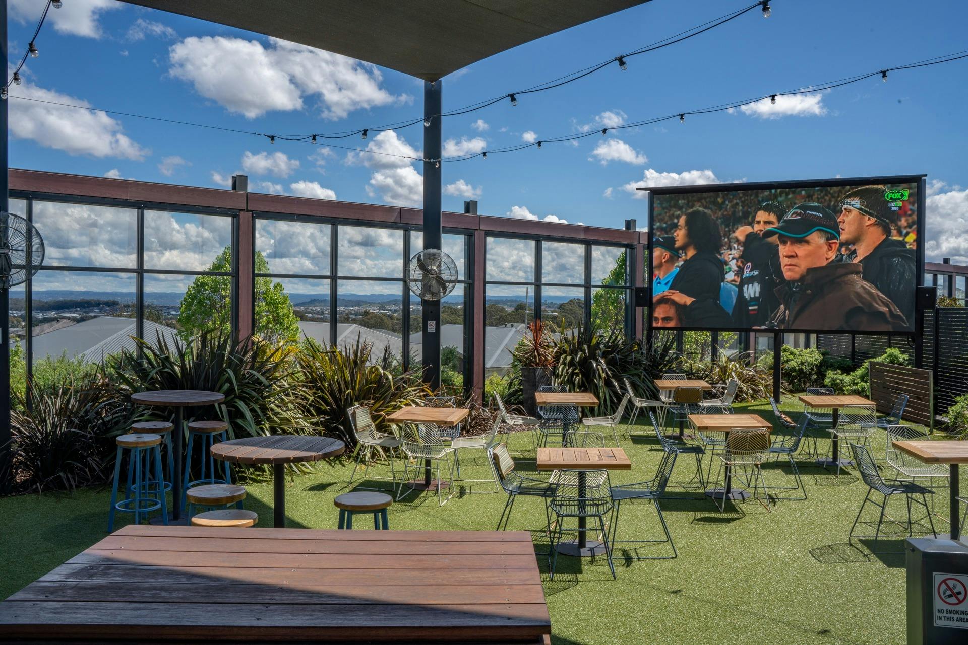 Courtyard Big Screen