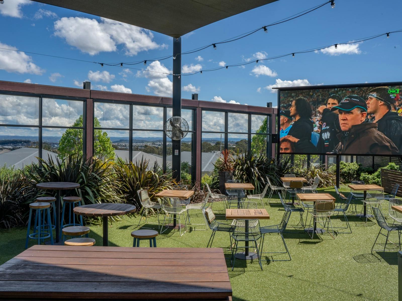 Courtyard Big Screen