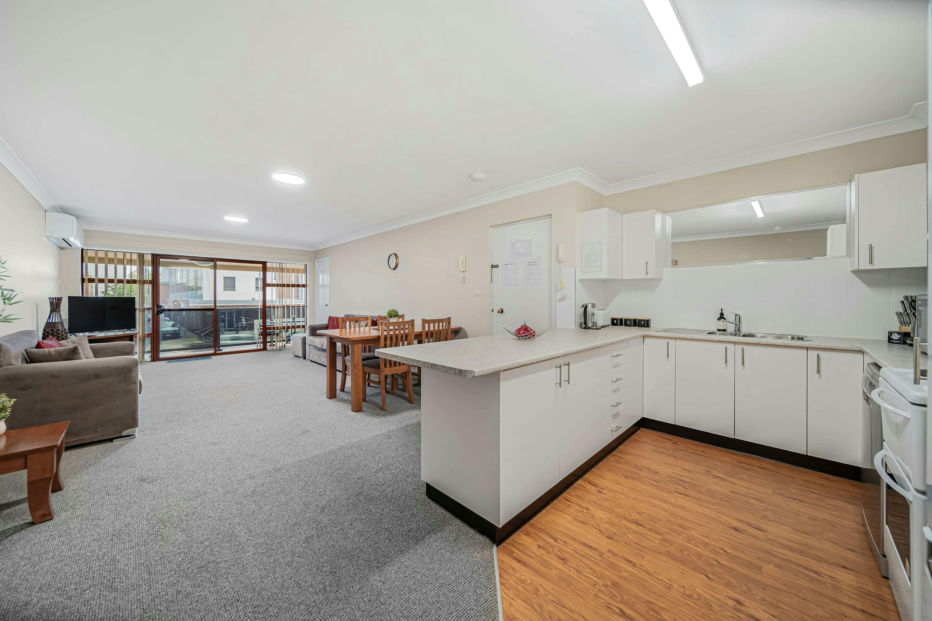 Kitchen with large storage, appliances