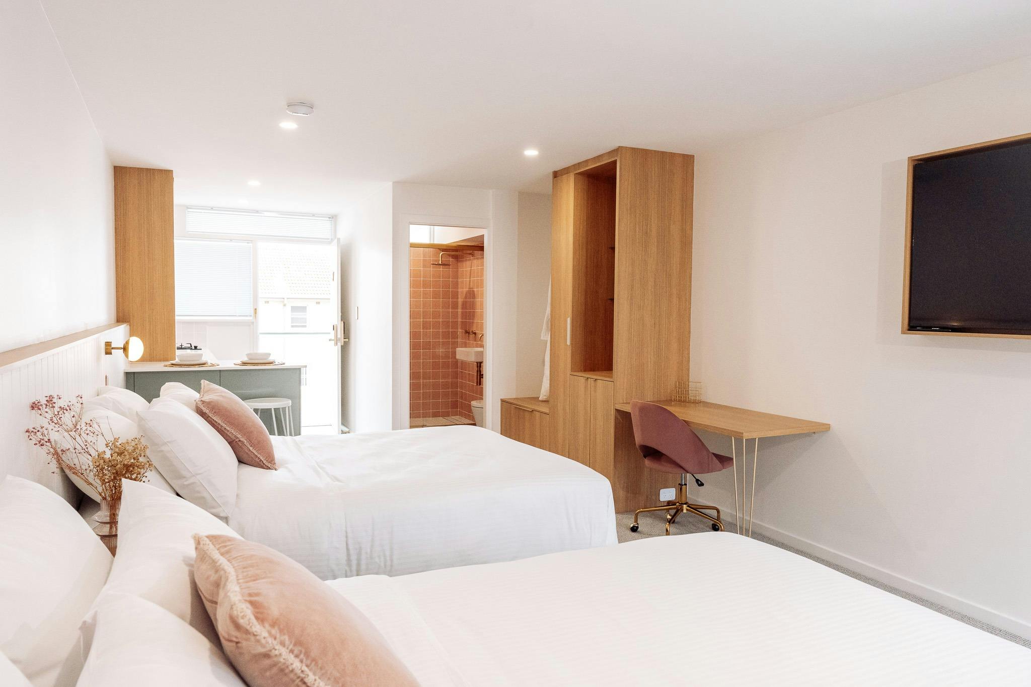 A double bedroom in Surfside 22