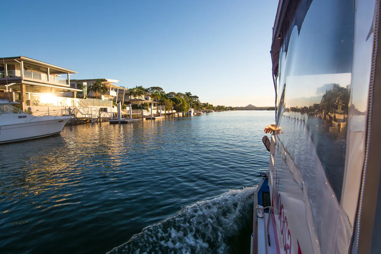 Noosa River and Canal Sunset Cruise