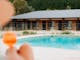 Dead Sea Mineral Pool, plunge pool and heated Spa.