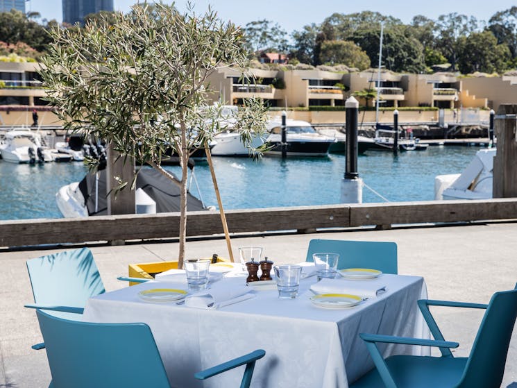 Waterside views on the Finger Wharf at Woollomooloo