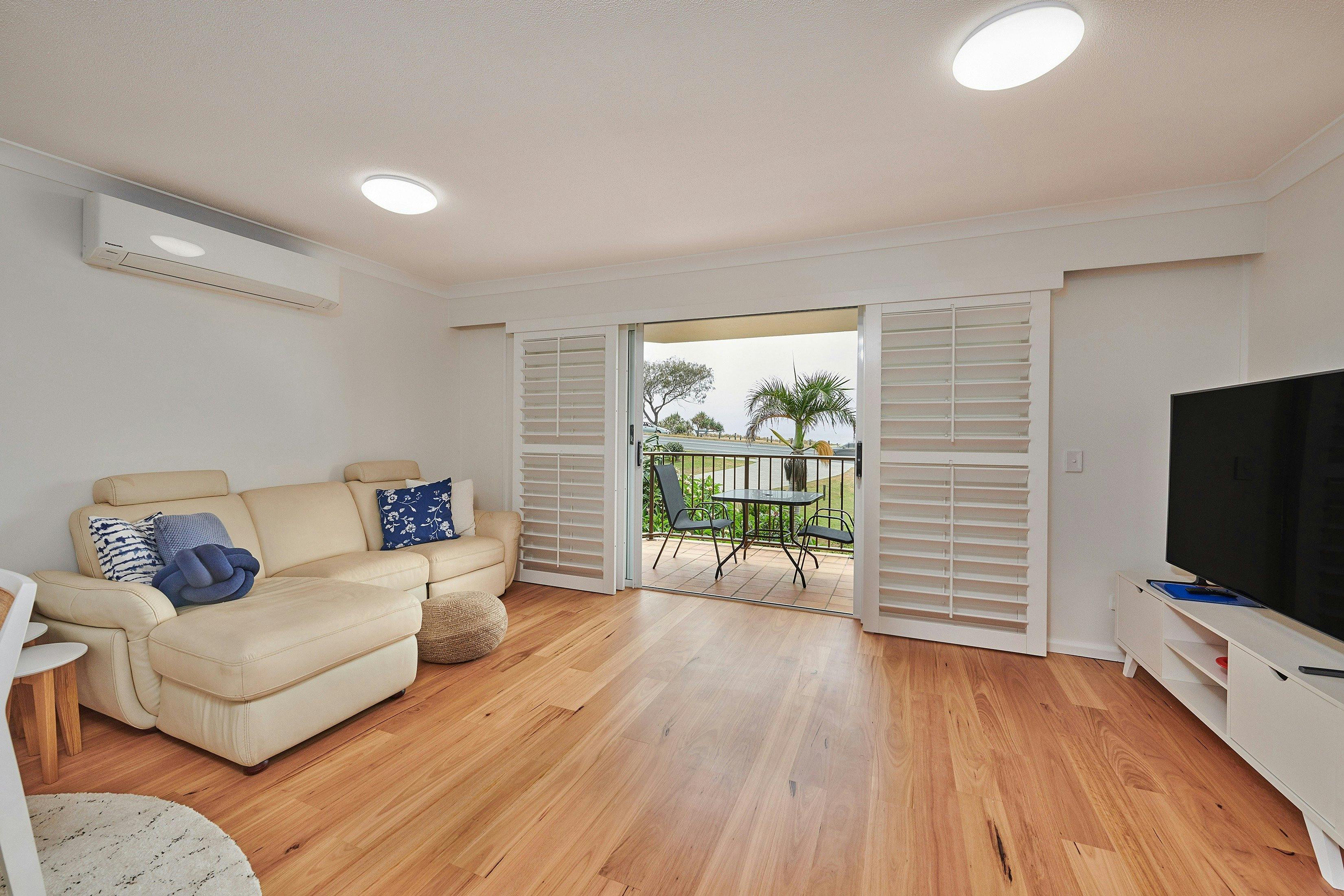 Example of lounge room at Diamond Beach Resort