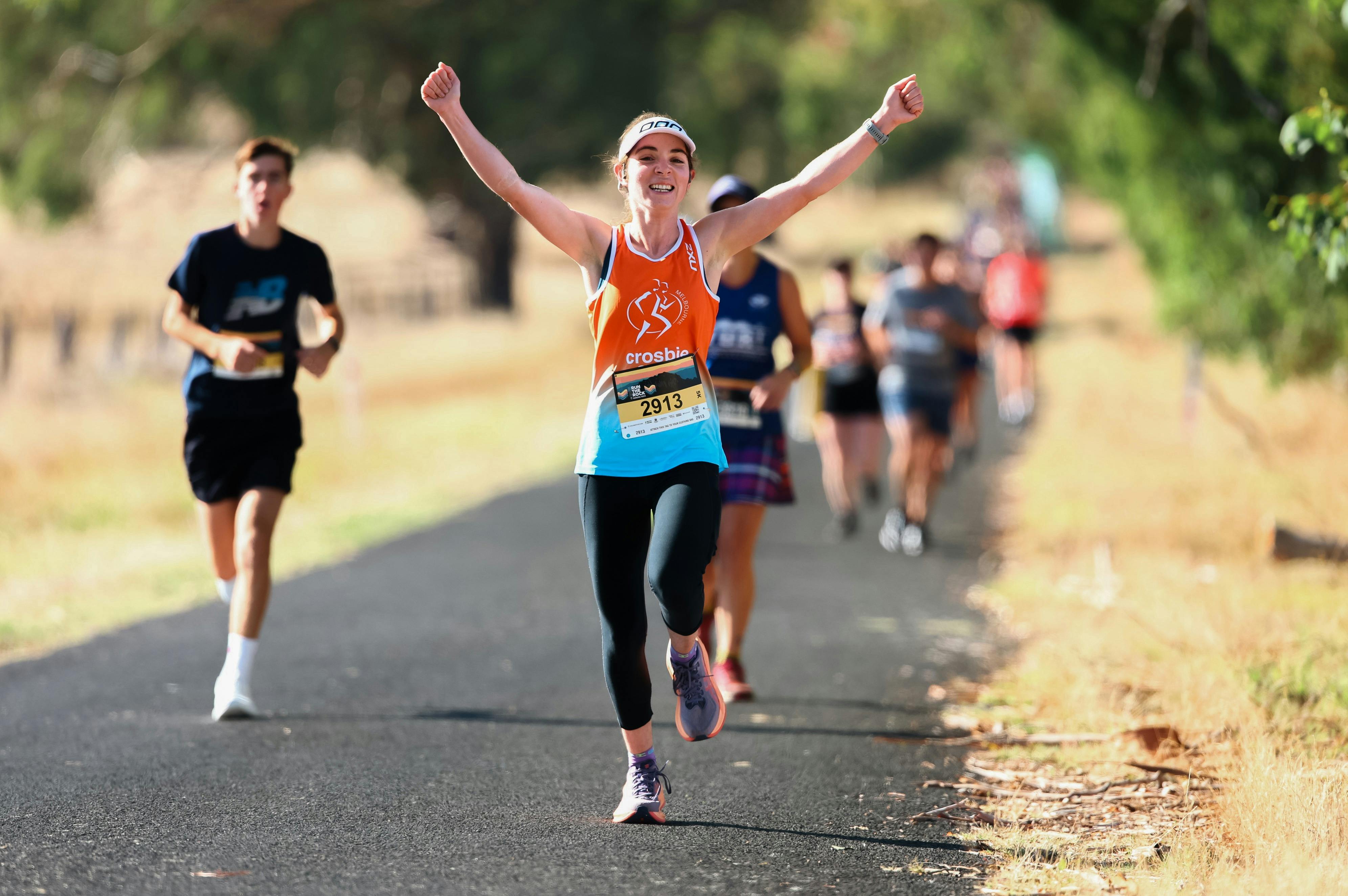 Participants running