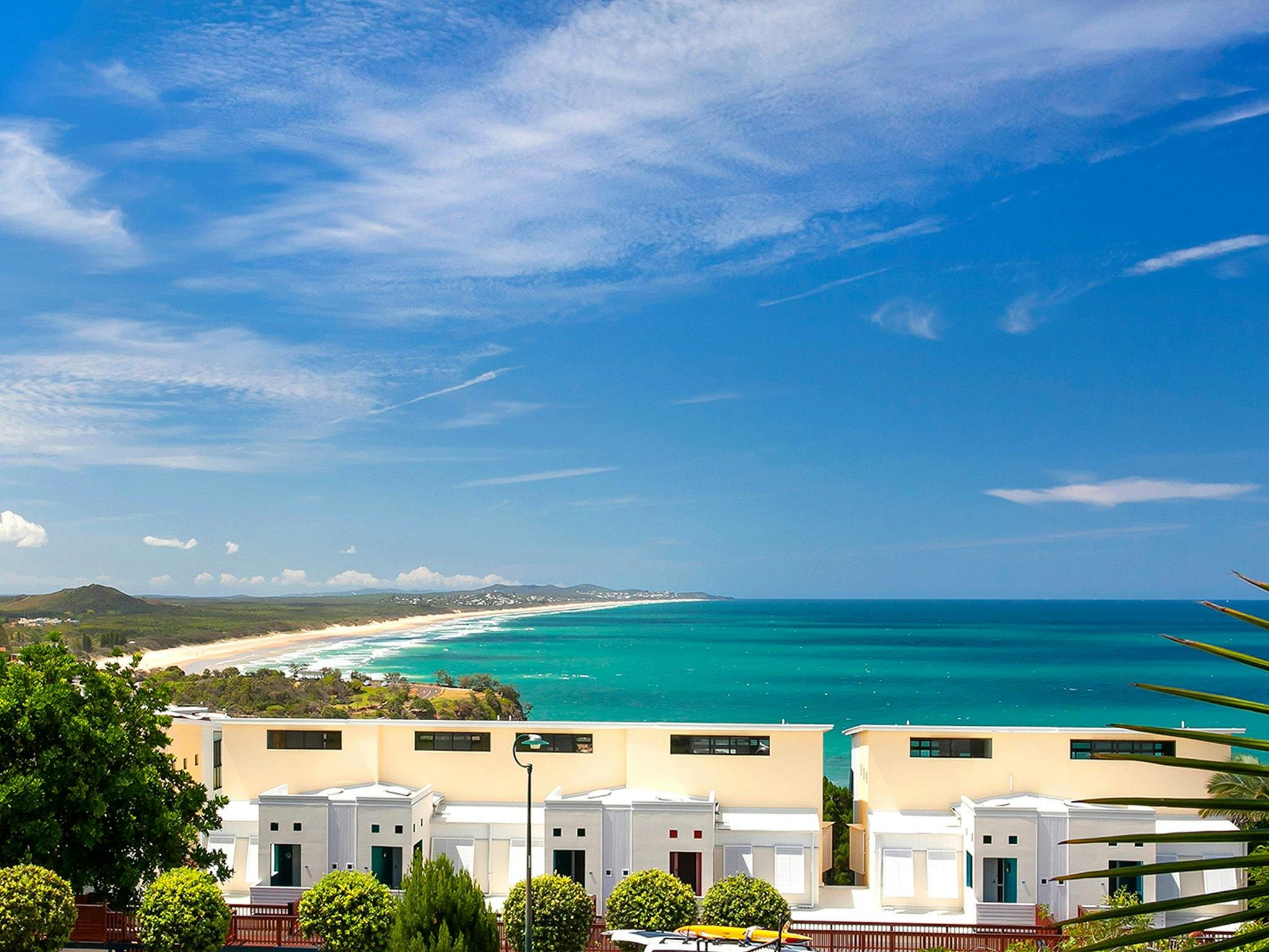 View north to Noosa over Bay Terraces View north to Noosa over Bay Terraces