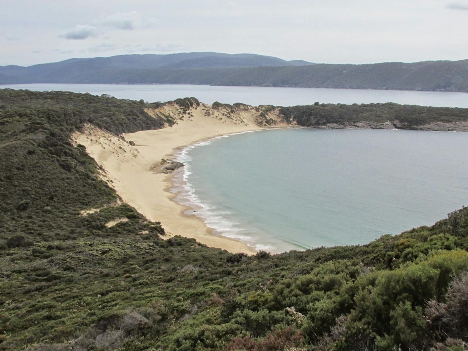 Crescent Bay and Mount Brown Three Capes