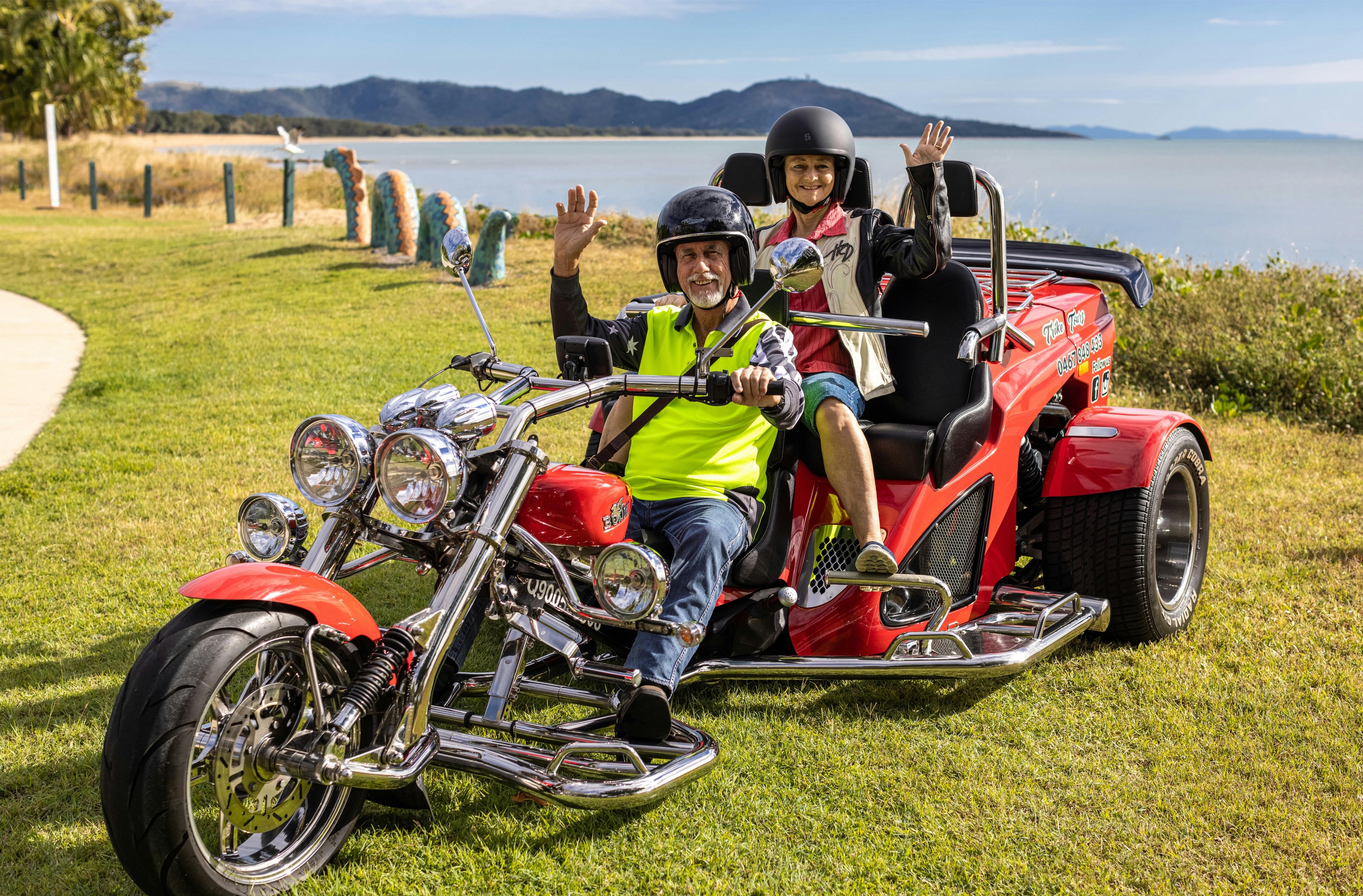Our Boom Trike, one passenger