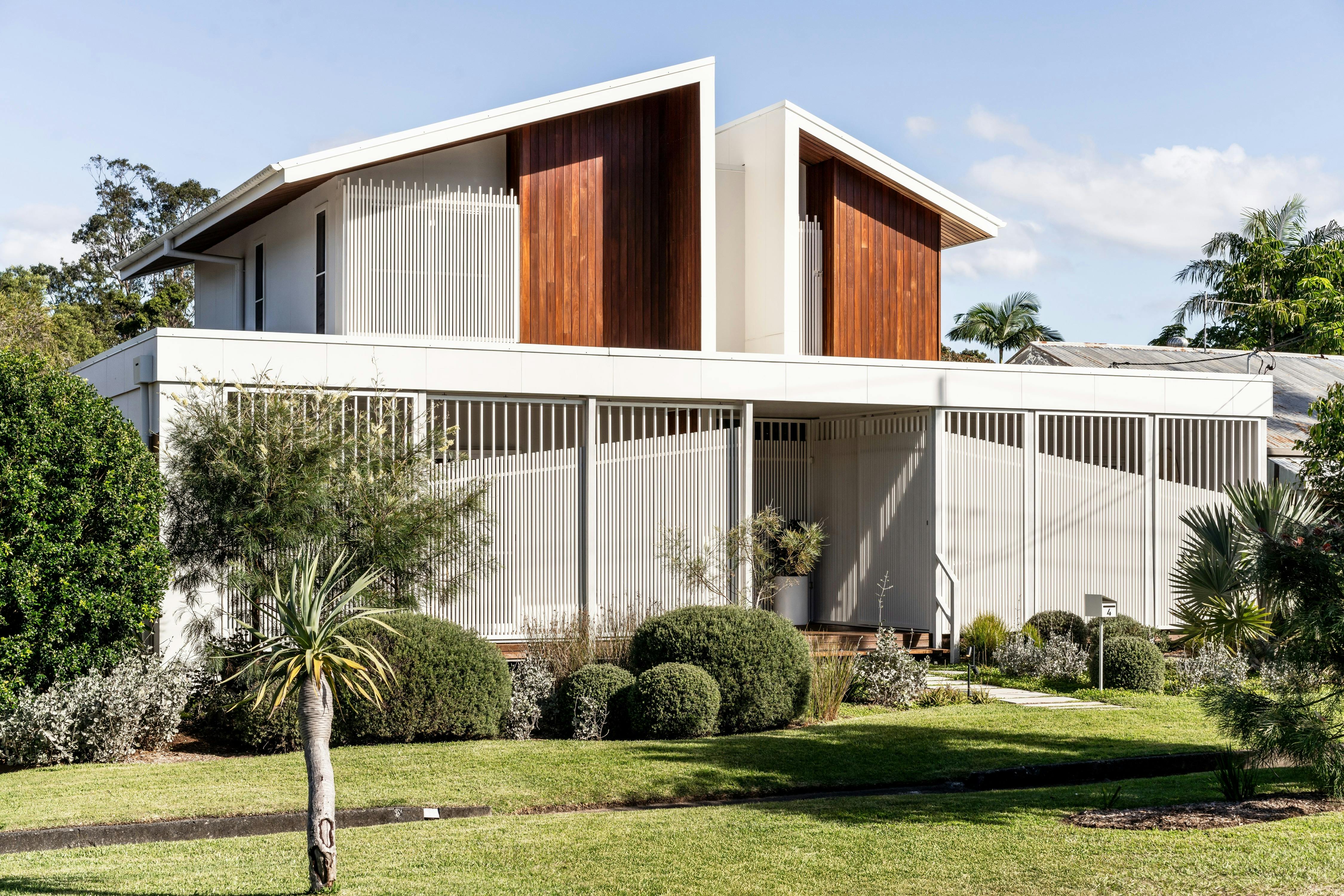 Exterior of holiday house Seasalt