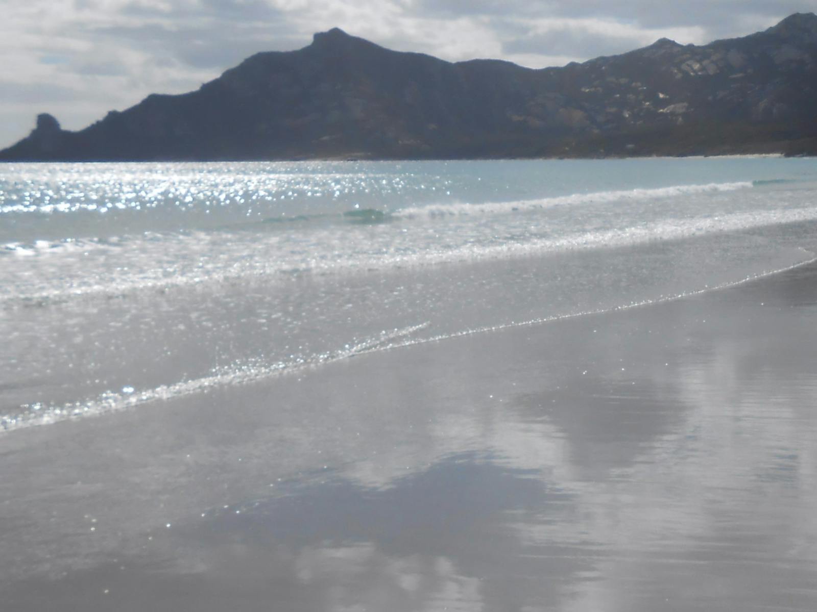 Killiecrankie beach, bay and mountain