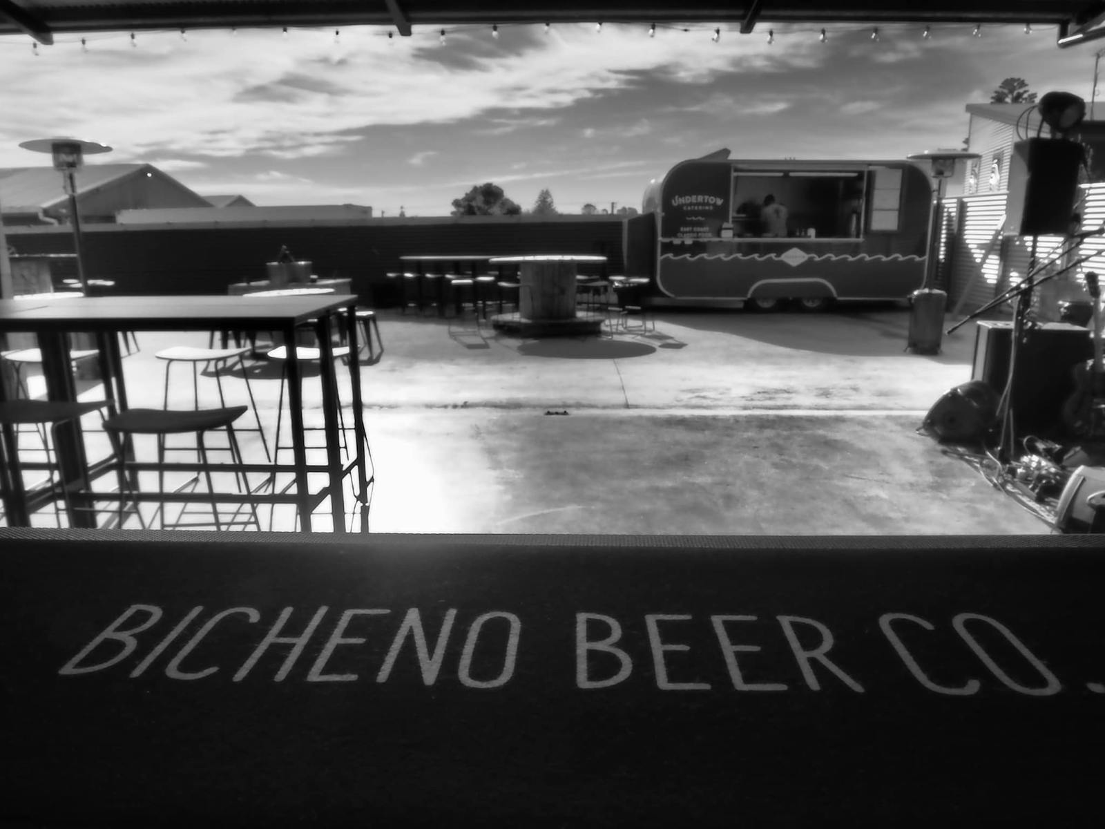 Inside/outside seating and beer garden
