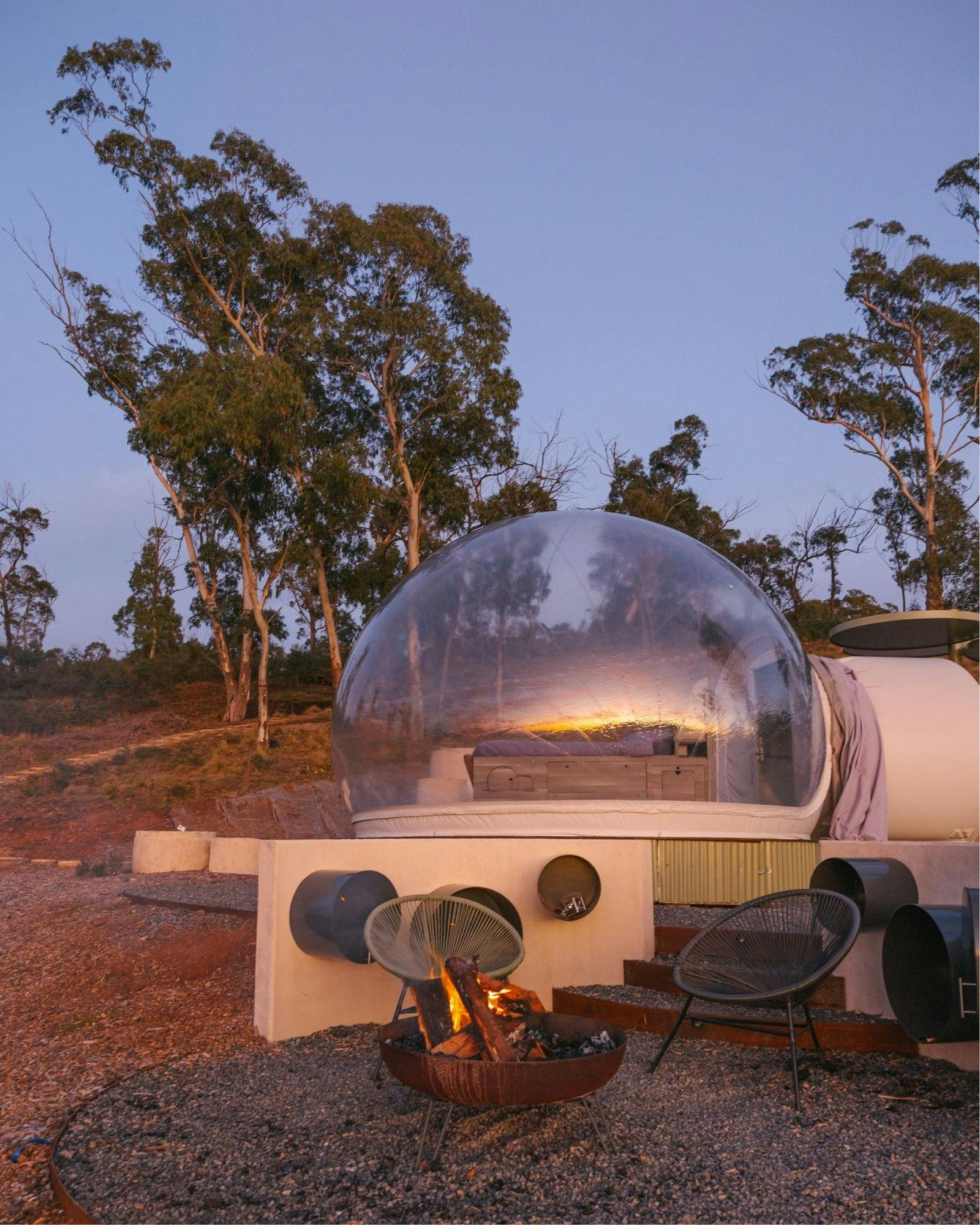 Ophiuchus Firepit at Sunset