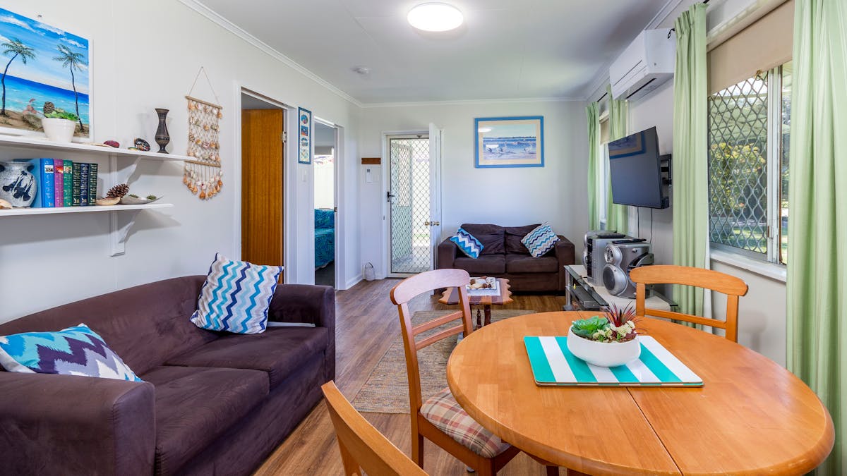 Living and dining area