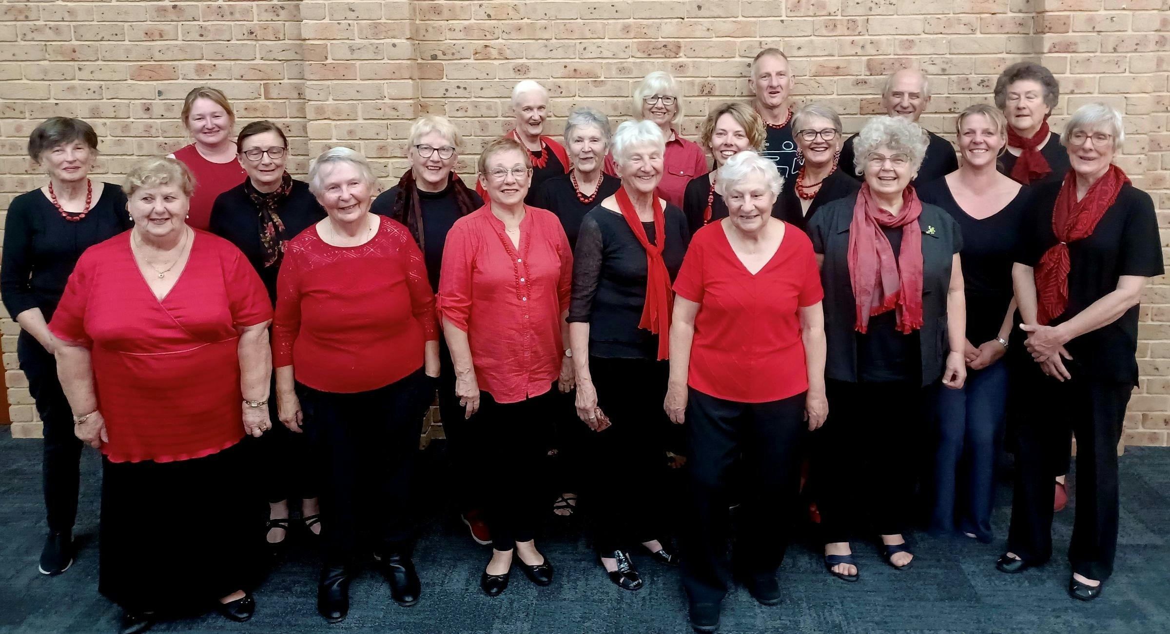 Lithgow Valley Voices in-front of Lithgow Bible Church