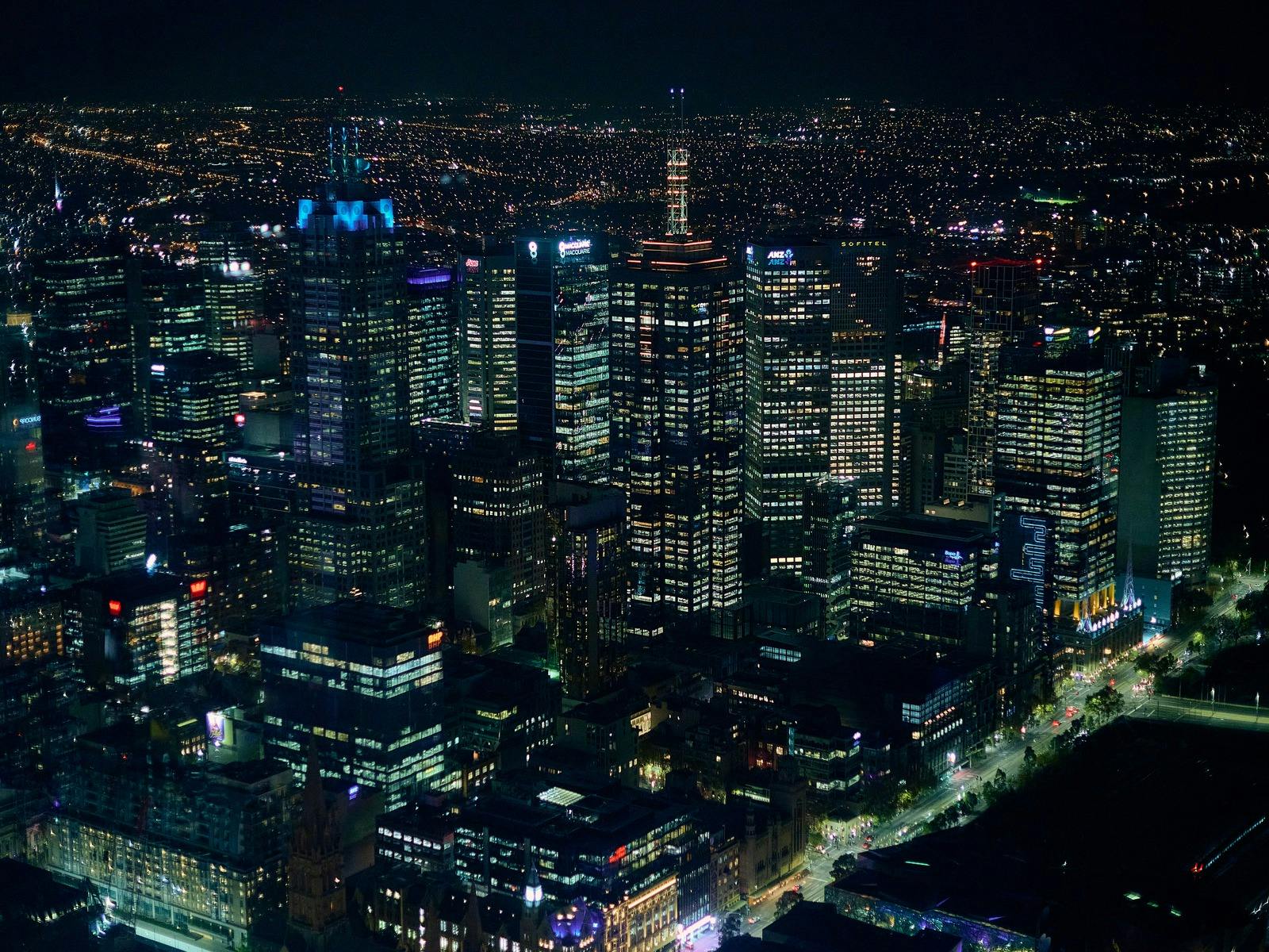 Melbourne  from 89 floor high