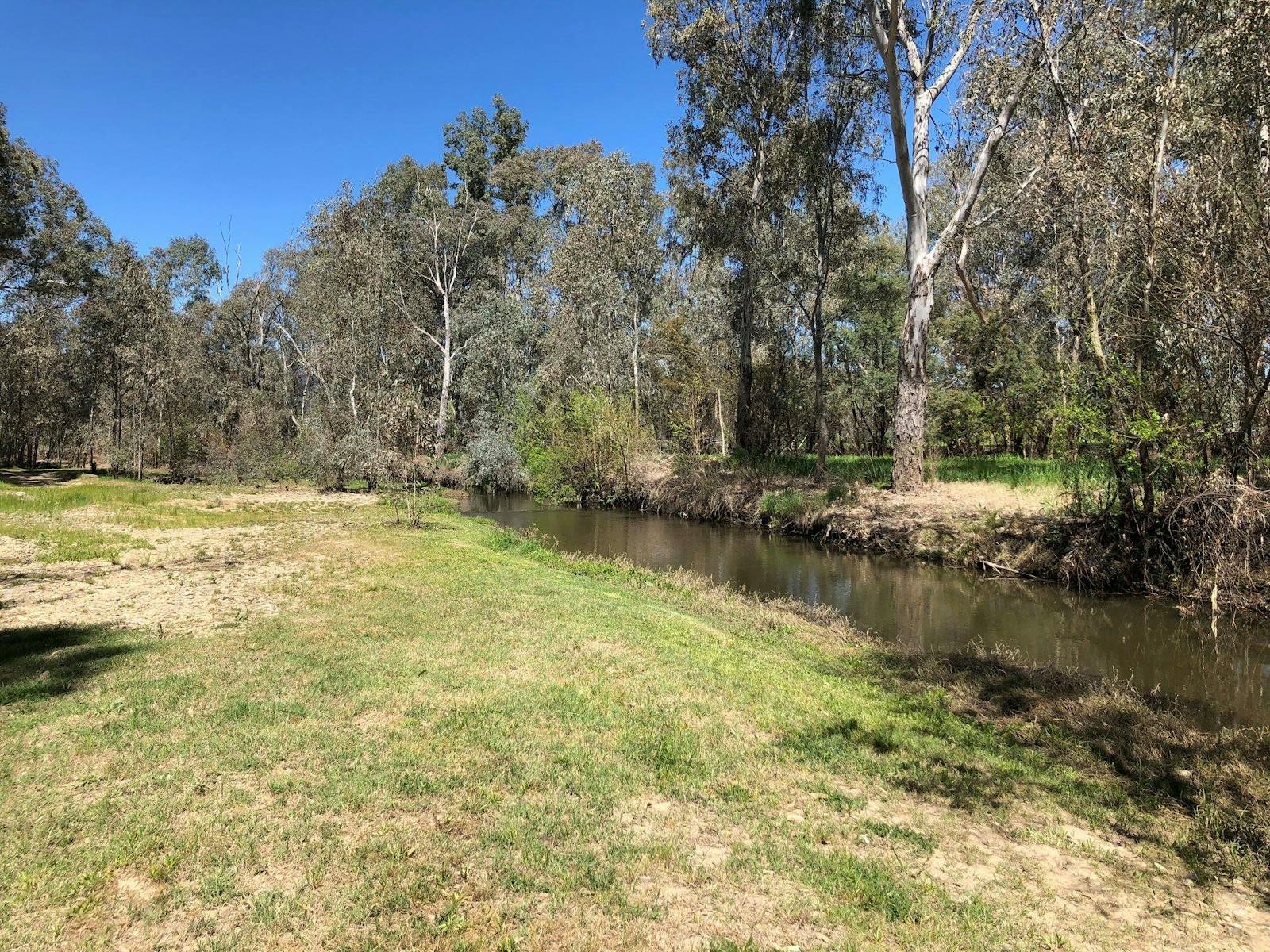 The Happy Valley Creek is our back boundary