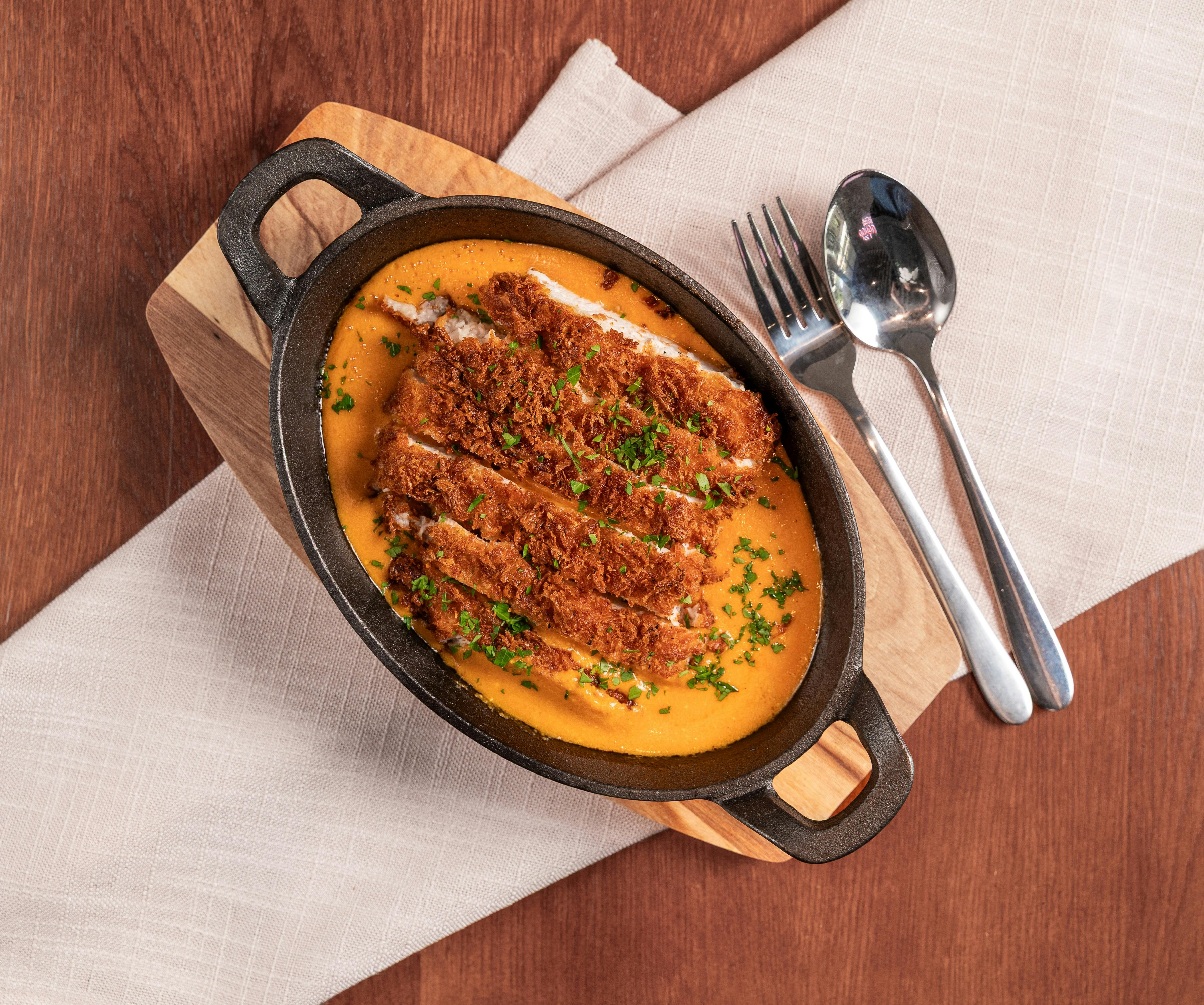 Chicken Katsu Fonduta