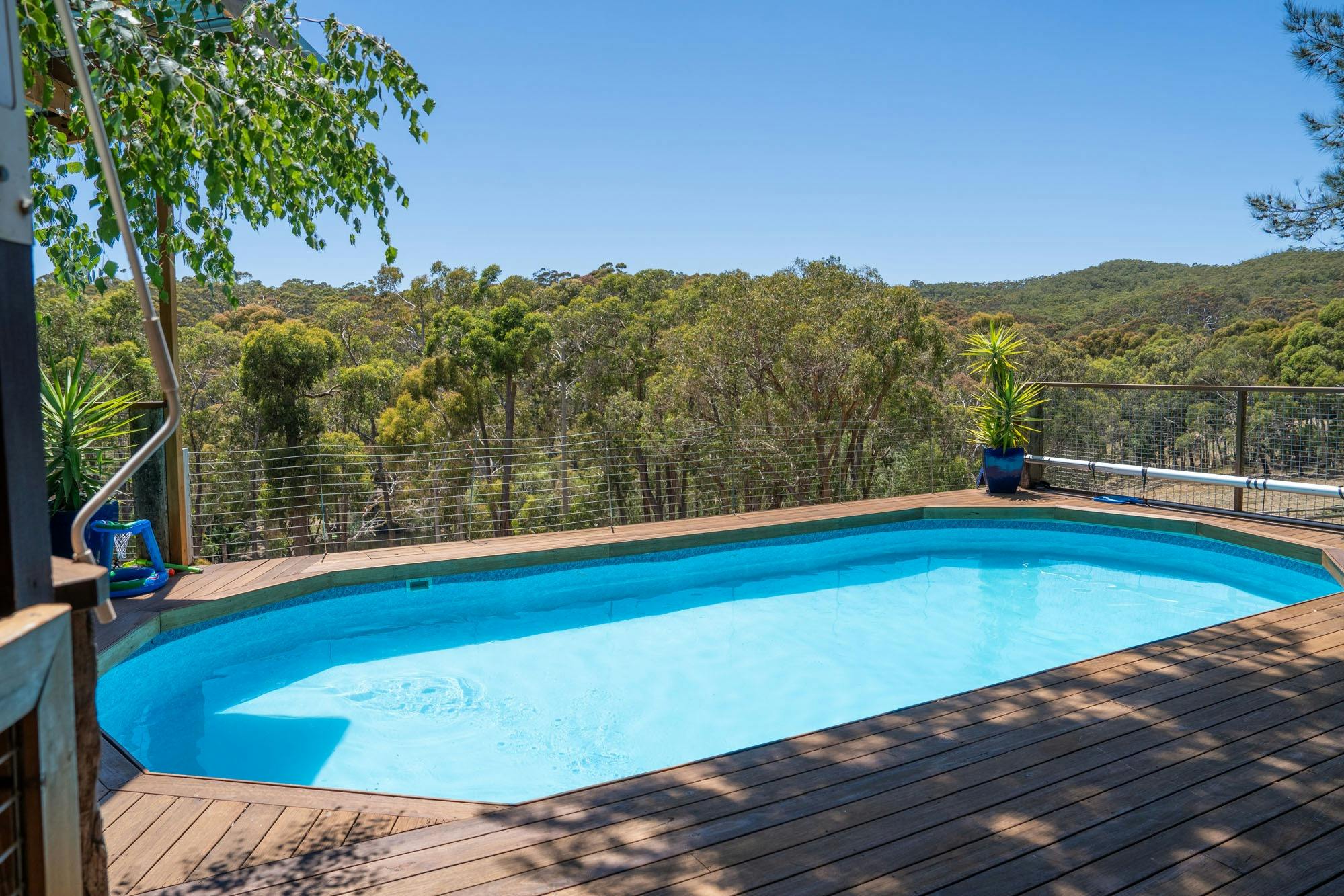 Pool with a stunning view