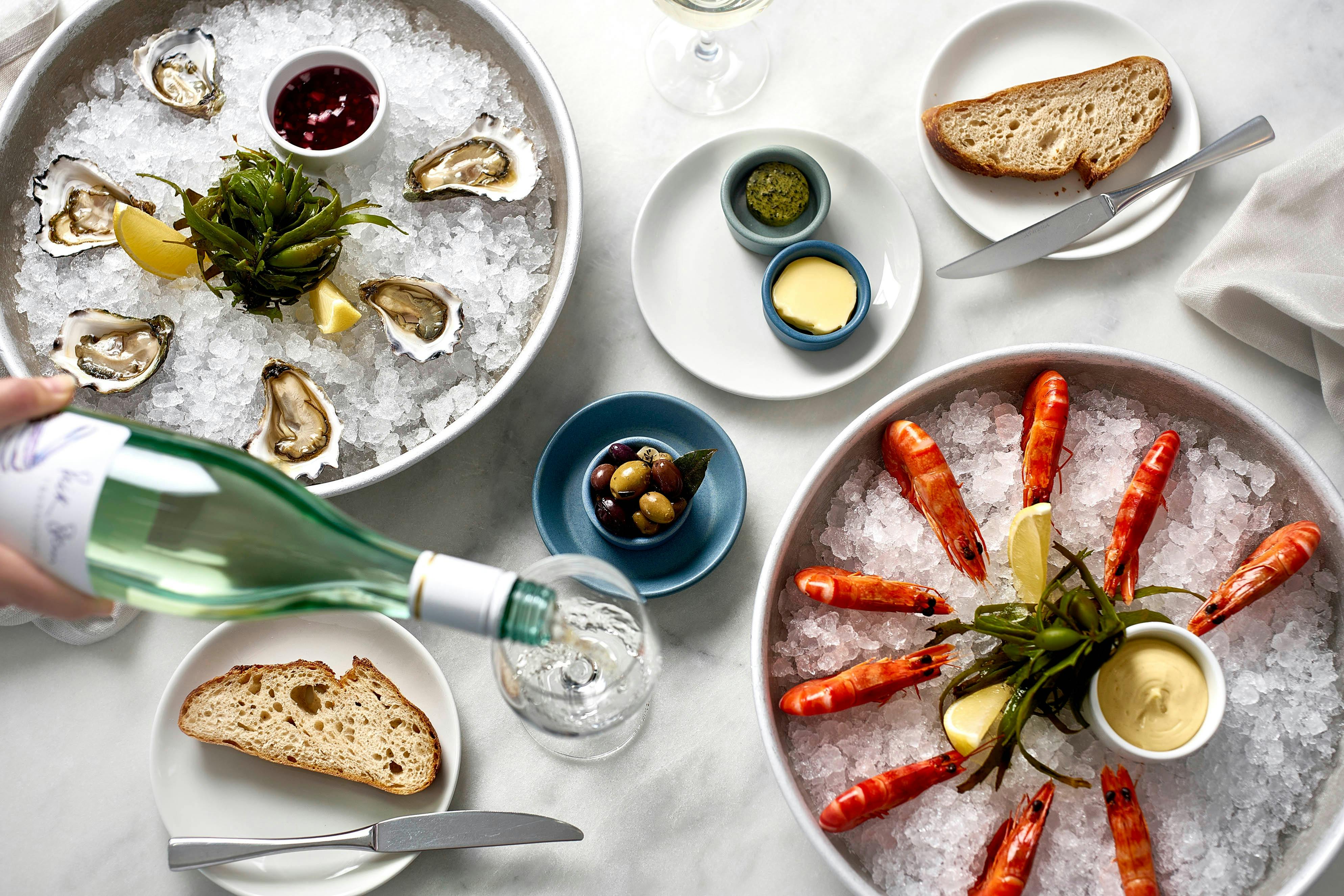 Fresh Shellfish on Ice