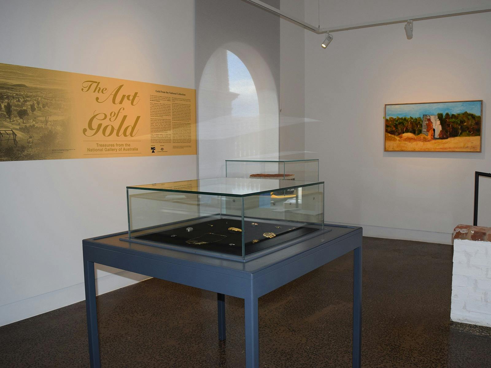 Art of Gold exhibition installation 2