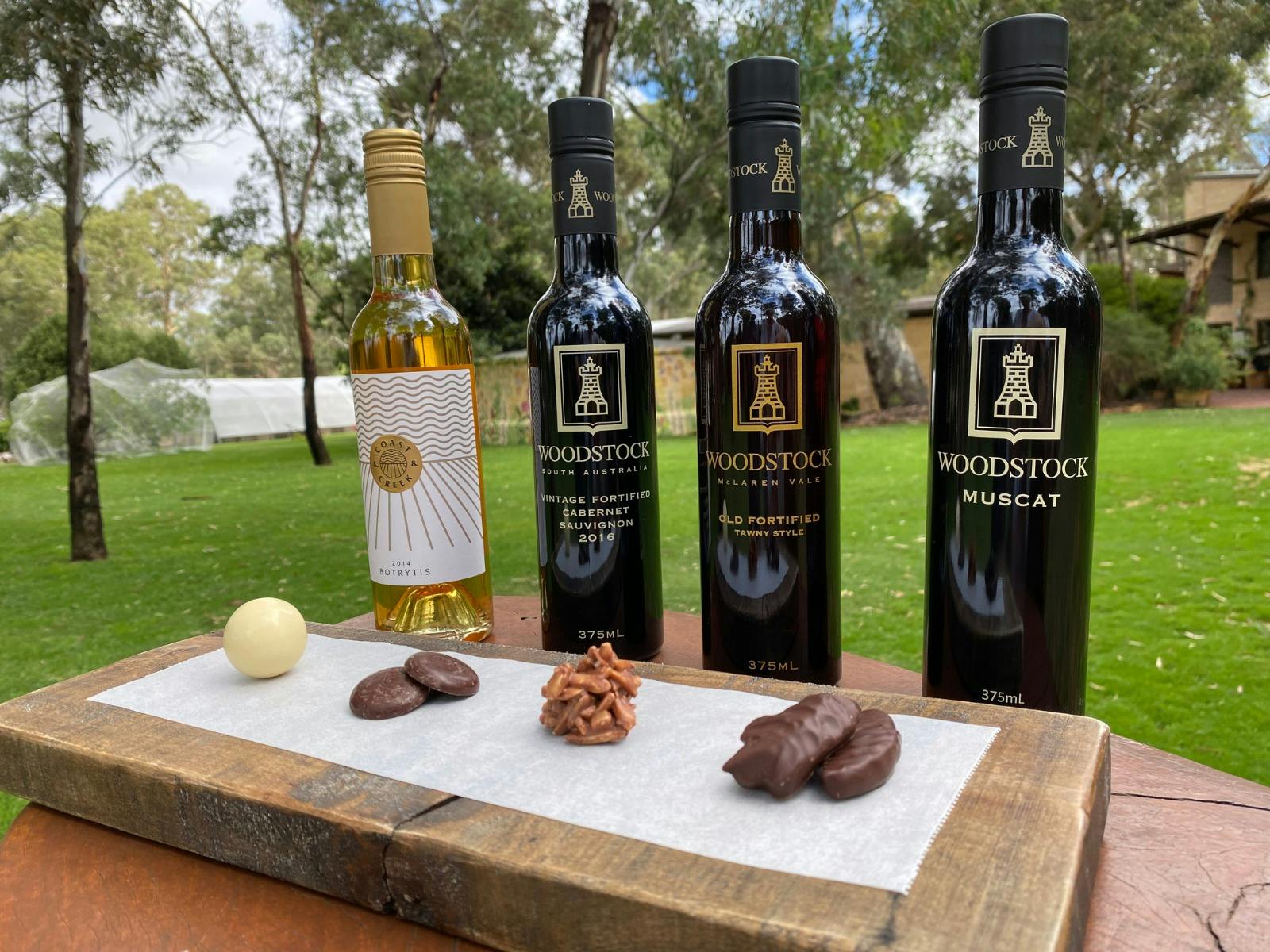 Fortified wine and chocolate