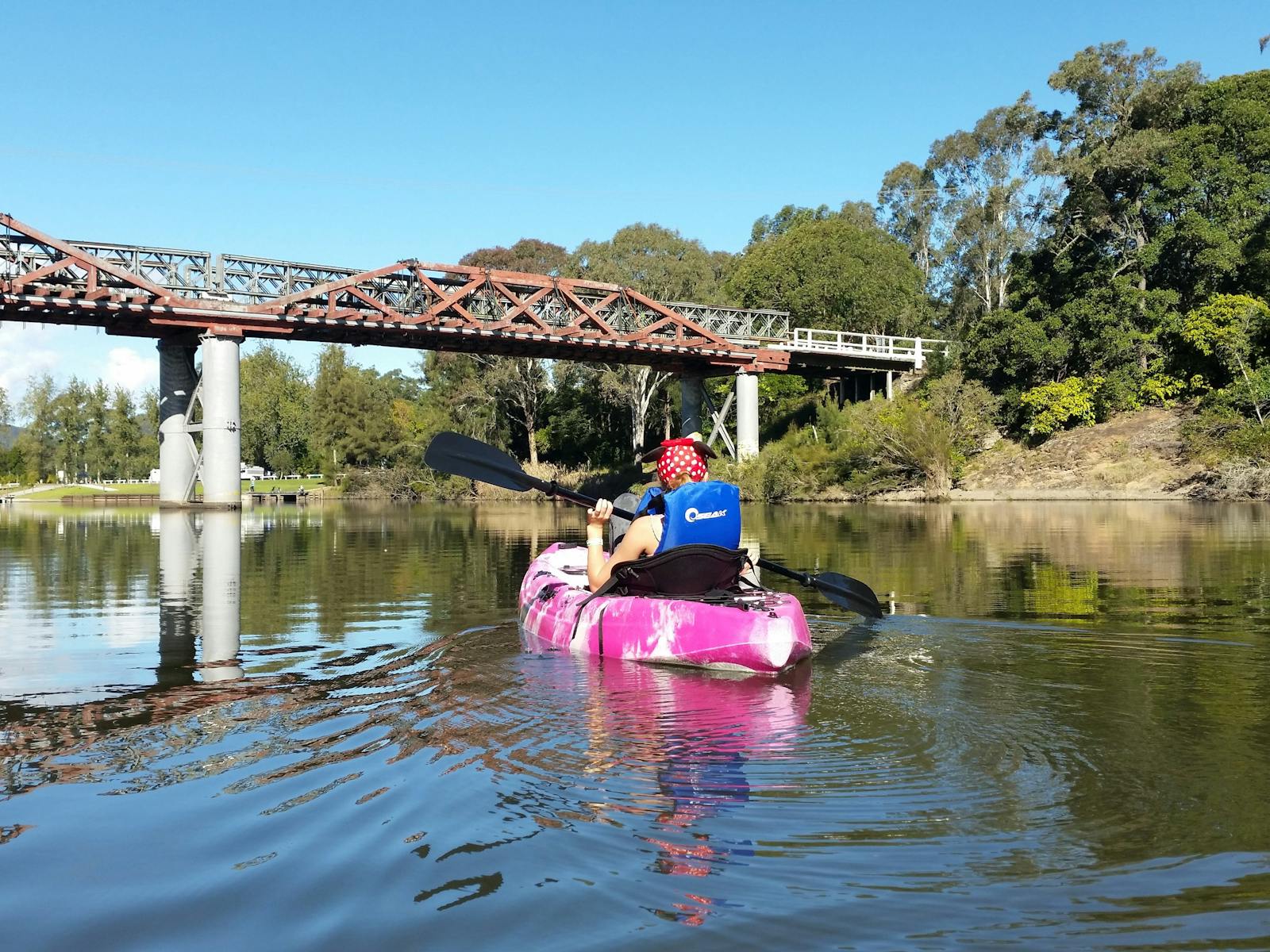 Canoeing at Clarence Town