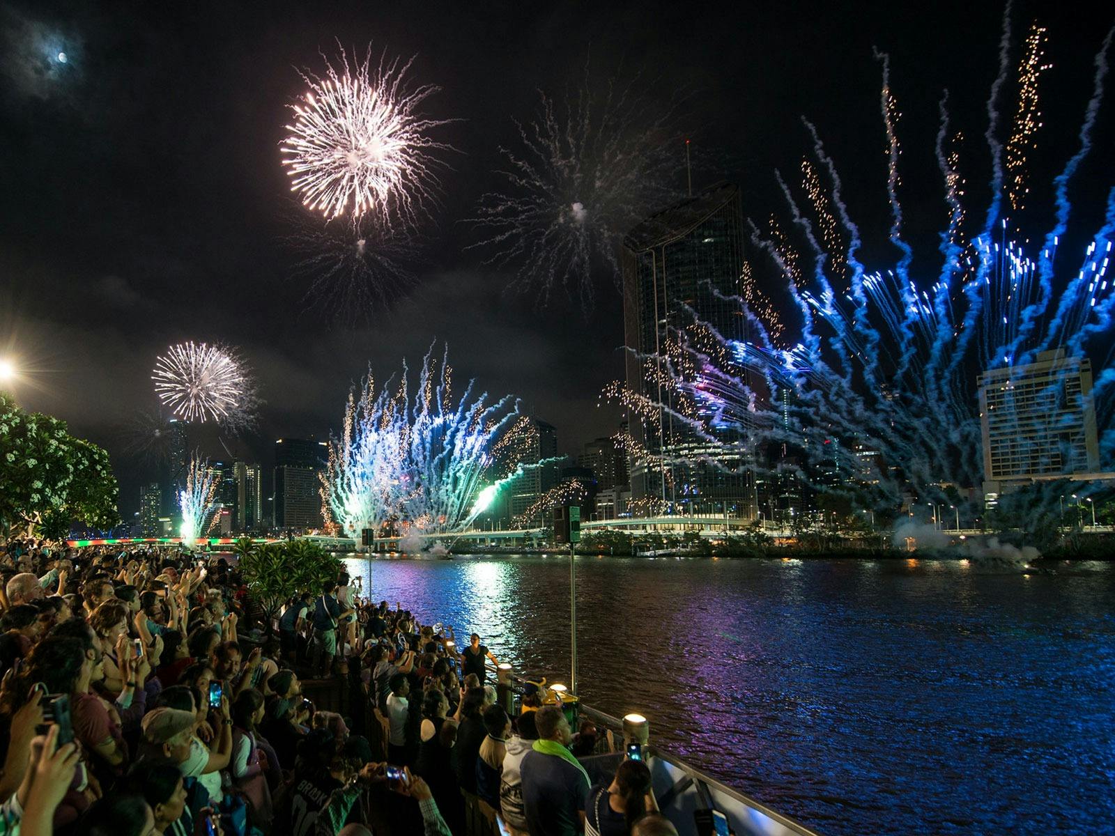 The Lord Mayor's New Year's Eve Fireworks at South Bank